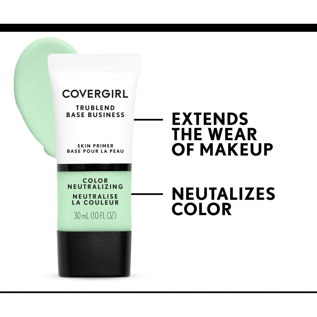 COVERGIRL TruBlend Base Business Face Primer, Mattifying, 1 oz