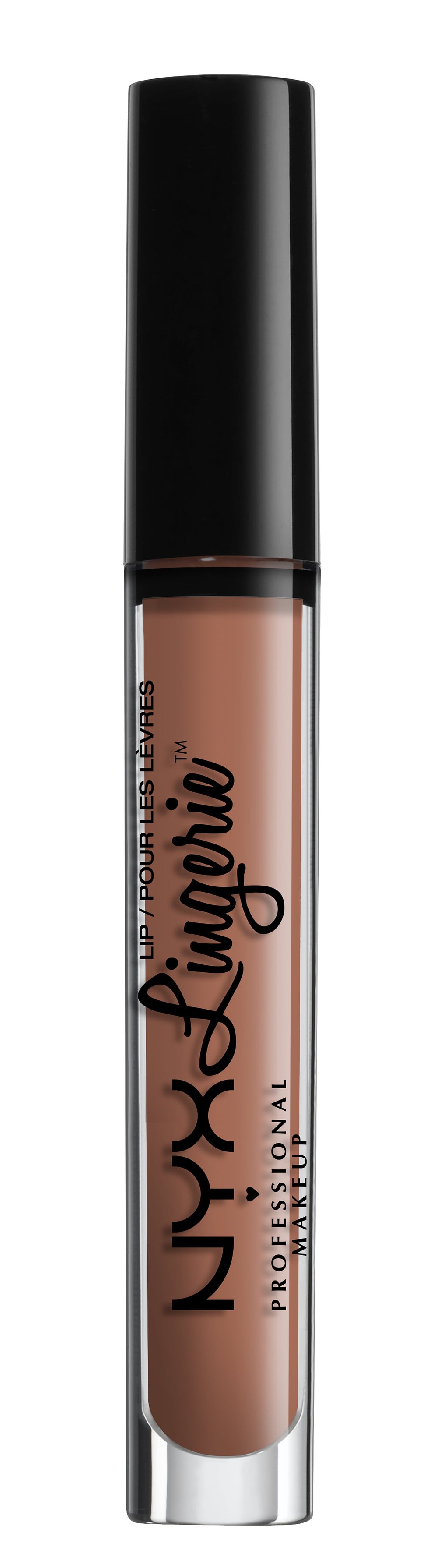NYX Professional Makeup Lip Lingerie, Long-Lasting Matte Liquid Lipstick with Vitamin E, Baby Doll
