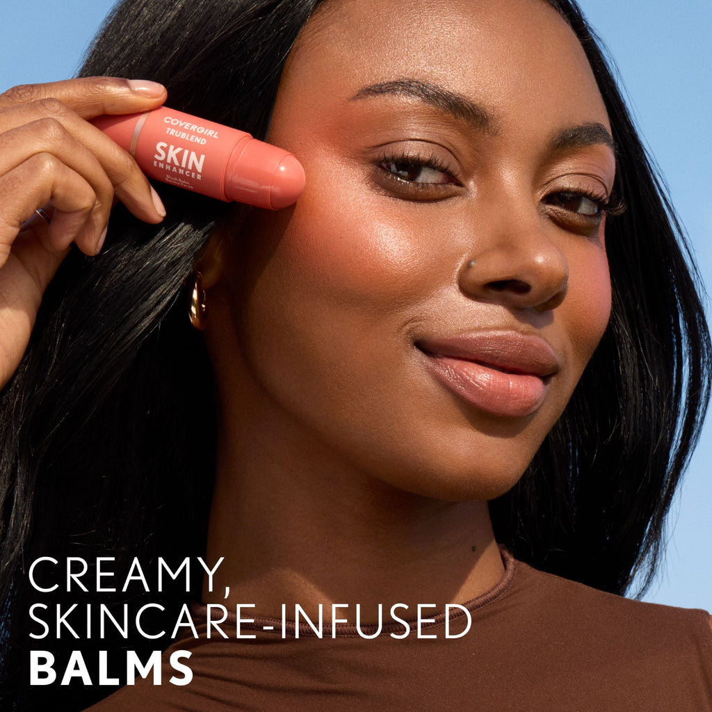 COVERGIRL TruBlend Skin Enhancer Blush Balm, Bubblegum Pop 230, 0.21 oz