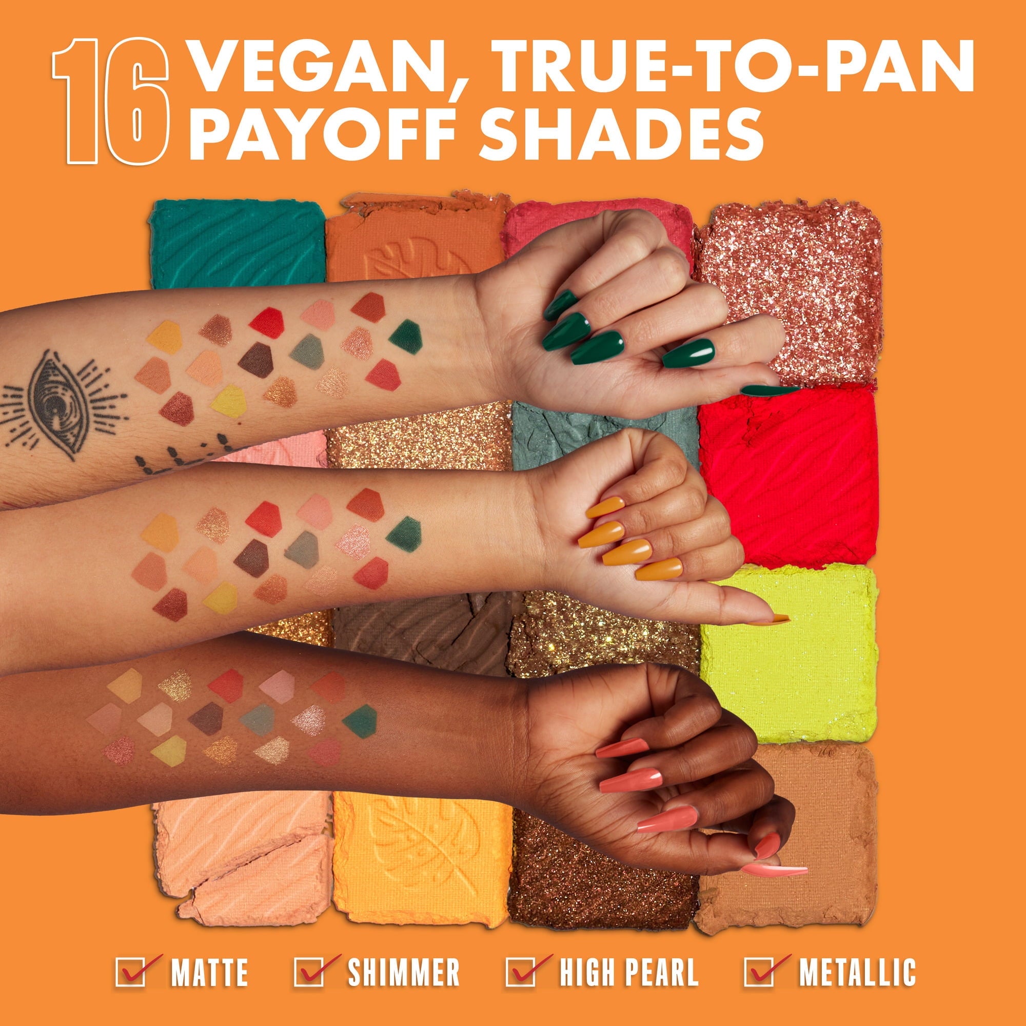 NYX Professional Makeup Ultimate Color Palette, Paradise Shock
