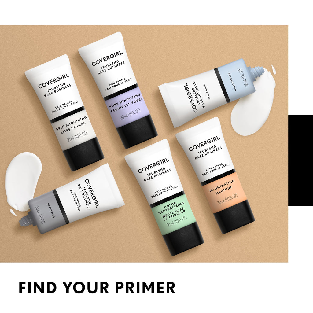 COVERGIRL TruBlend Base Business Face Primer, Mattifying, 1 oz