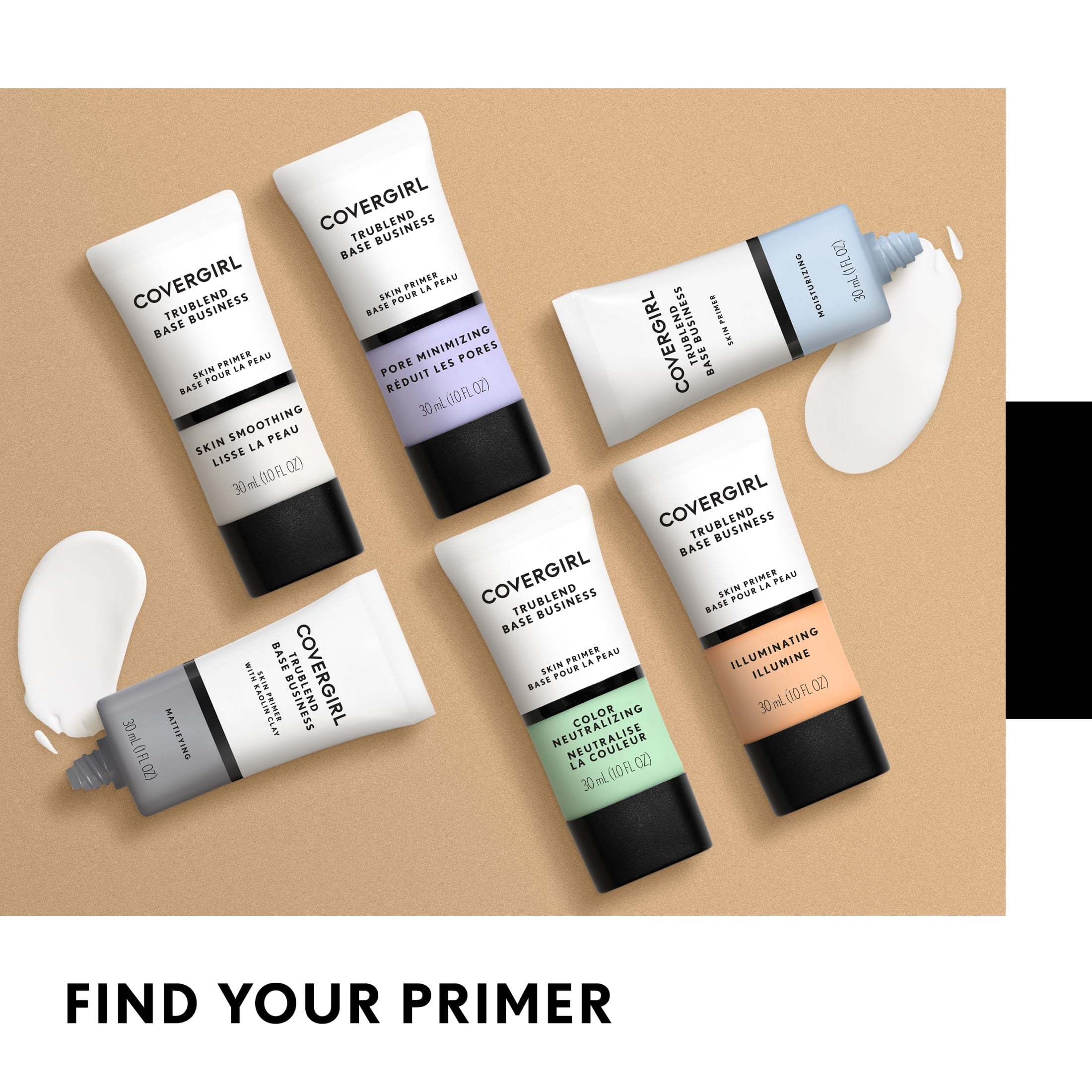 COVERGIRL TruBlend Base Business Face Primer, Skin Smoothing, 1 oz