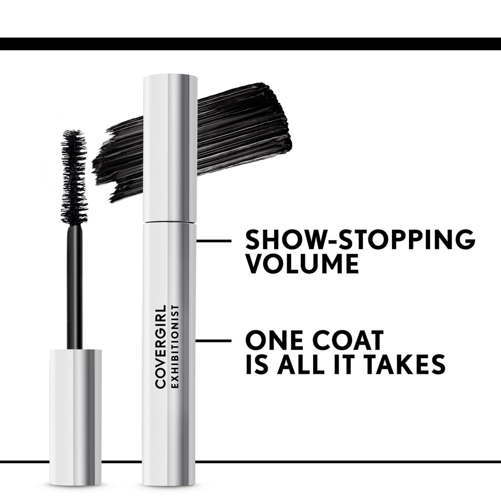 COVERGIRL Exhibitionist Mascara, Black Brown, 0.3 oz