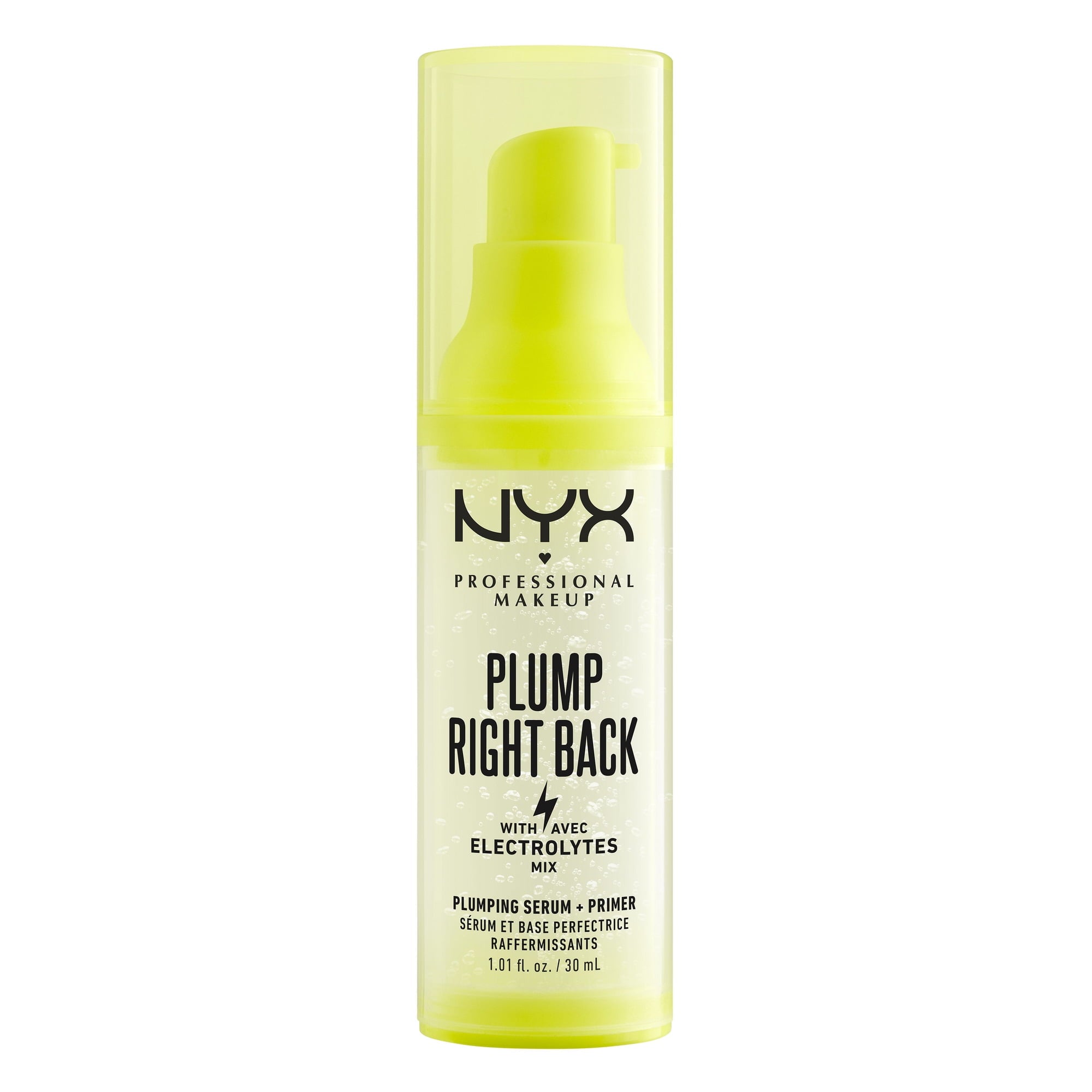 NYX Professional Makeup Plumping Makeup Primer, Infused with Electrolytes, 1 ct.