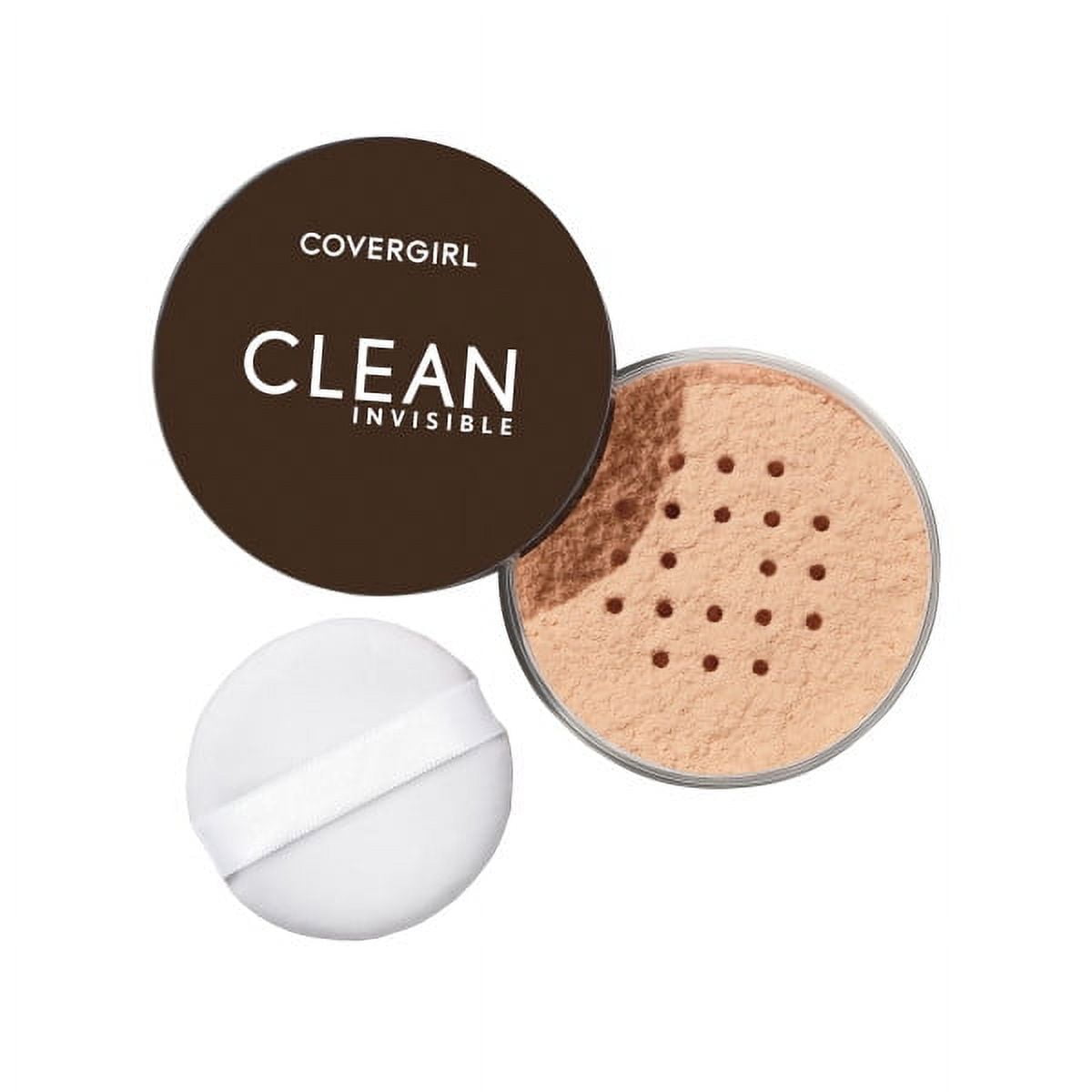 COVERGIRL Clean Invisible Loose Powder, Translucent Light, 0.63 oz - Talc & Fragrance-Free