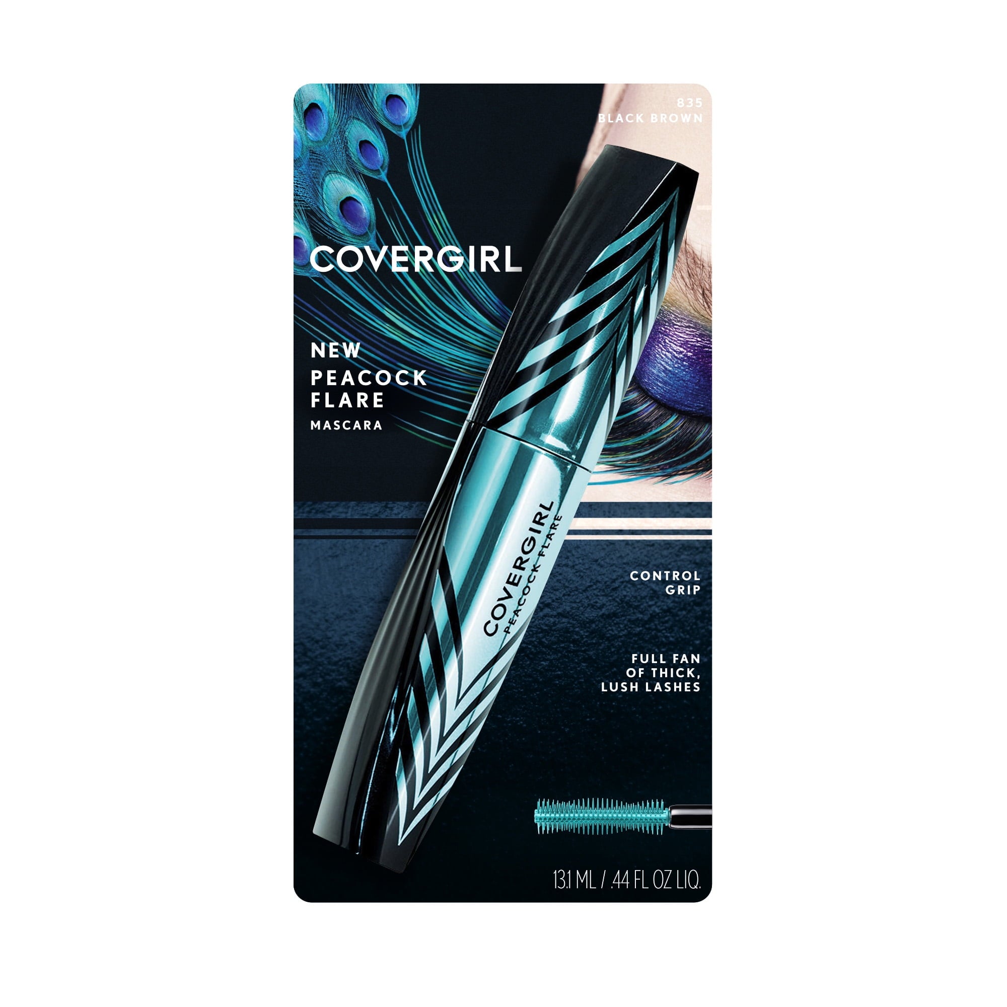 COVERGIRL Peacock Flare Mascara, 795 Jet Black
