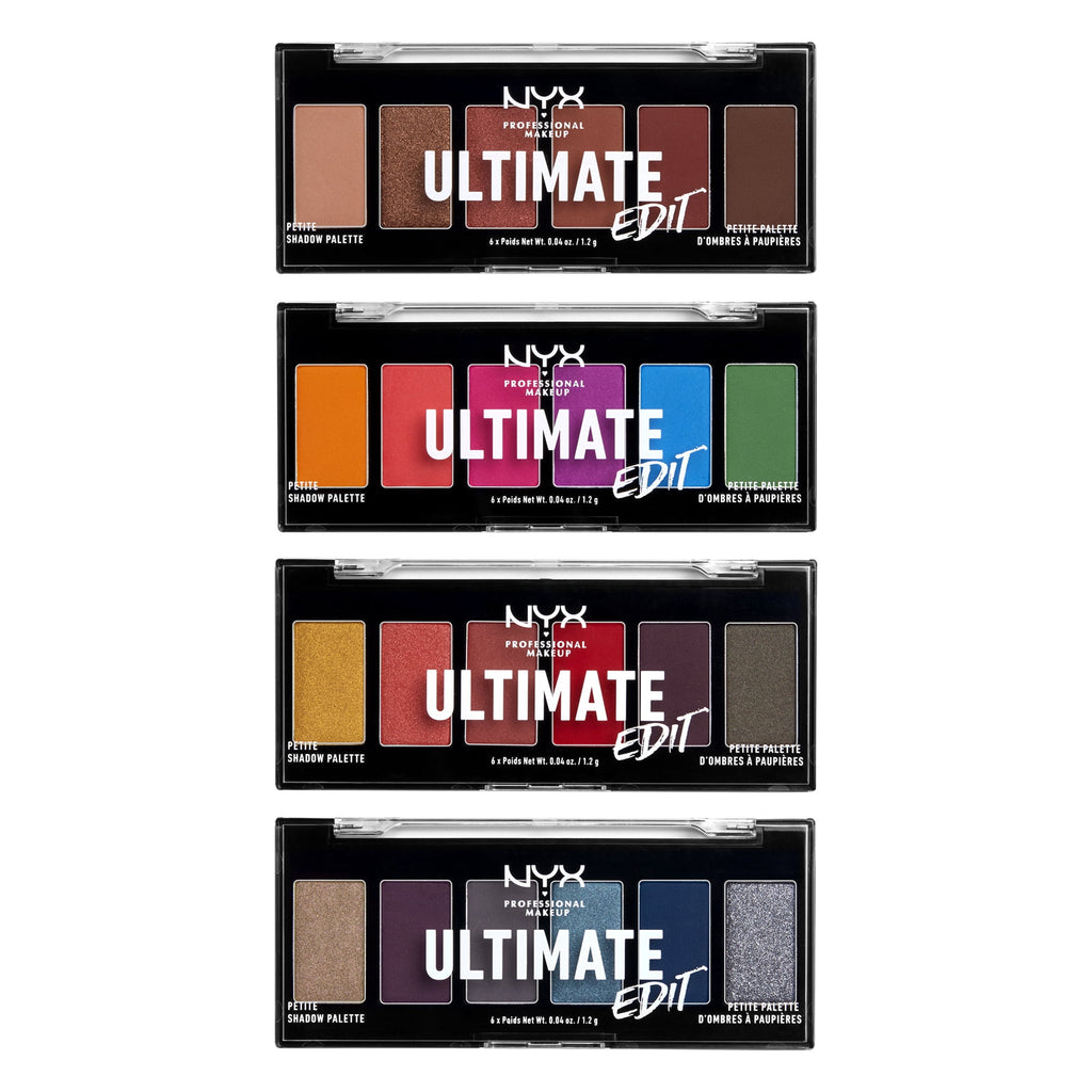 NYX Professional Makeup Ultimate Edit Petite Shadow Palette, Ash