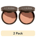 (2 pack) COVERGIRL Clean Invisible Pressed Powder, 135 Medium Light, 0.38 oz