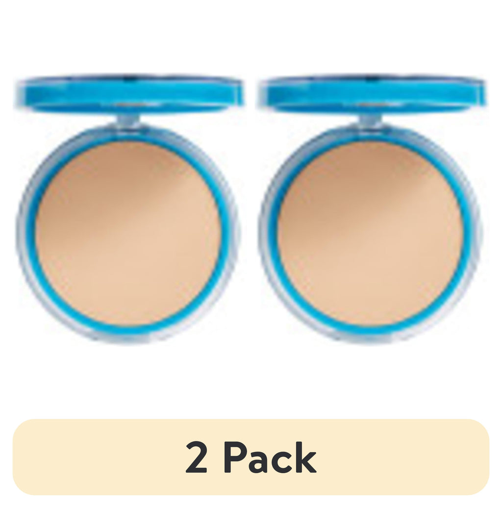 (2 pack) COVERGIRL Clean Matte Pressed Powder,  Shine Free Formula, .35 fl oz