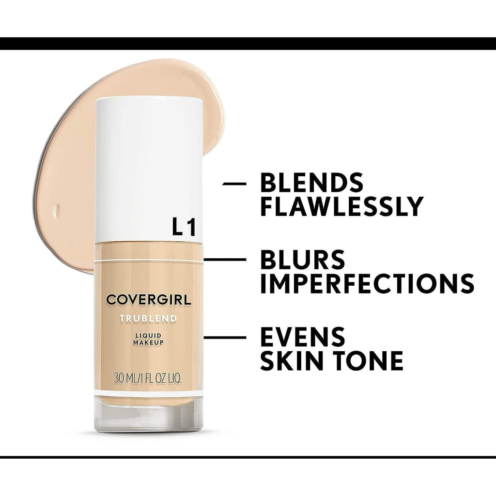COVERGIRL Trublend Liquid Foundation, Creamy Natural, 1 Oz