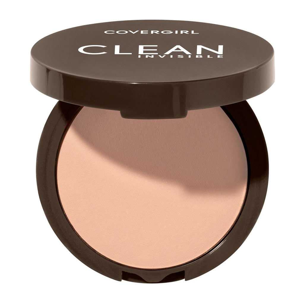 (4 pack) COVERGIRL Clean Invisible Pressed Powder, 130 Classic Beige, 0.38 oz
