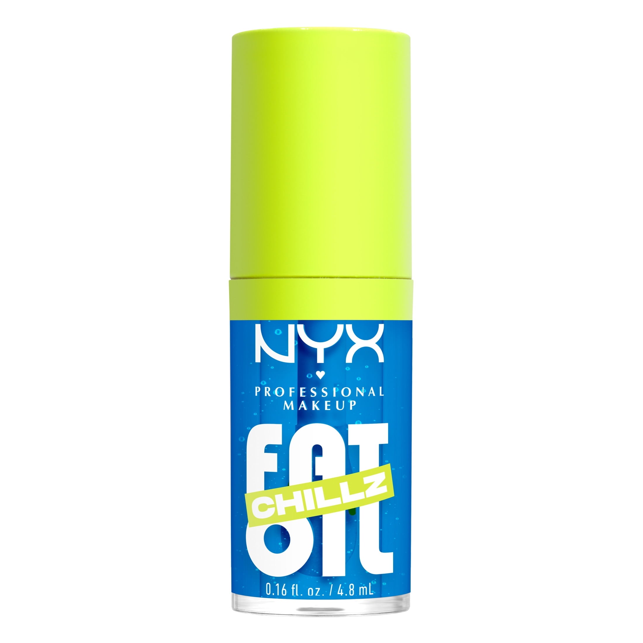 NYX Professional Makeup Fat Oil Chillz Lip Gloss, 12 Hour Hydration , Polar Peppermint, 0.16 fl oz