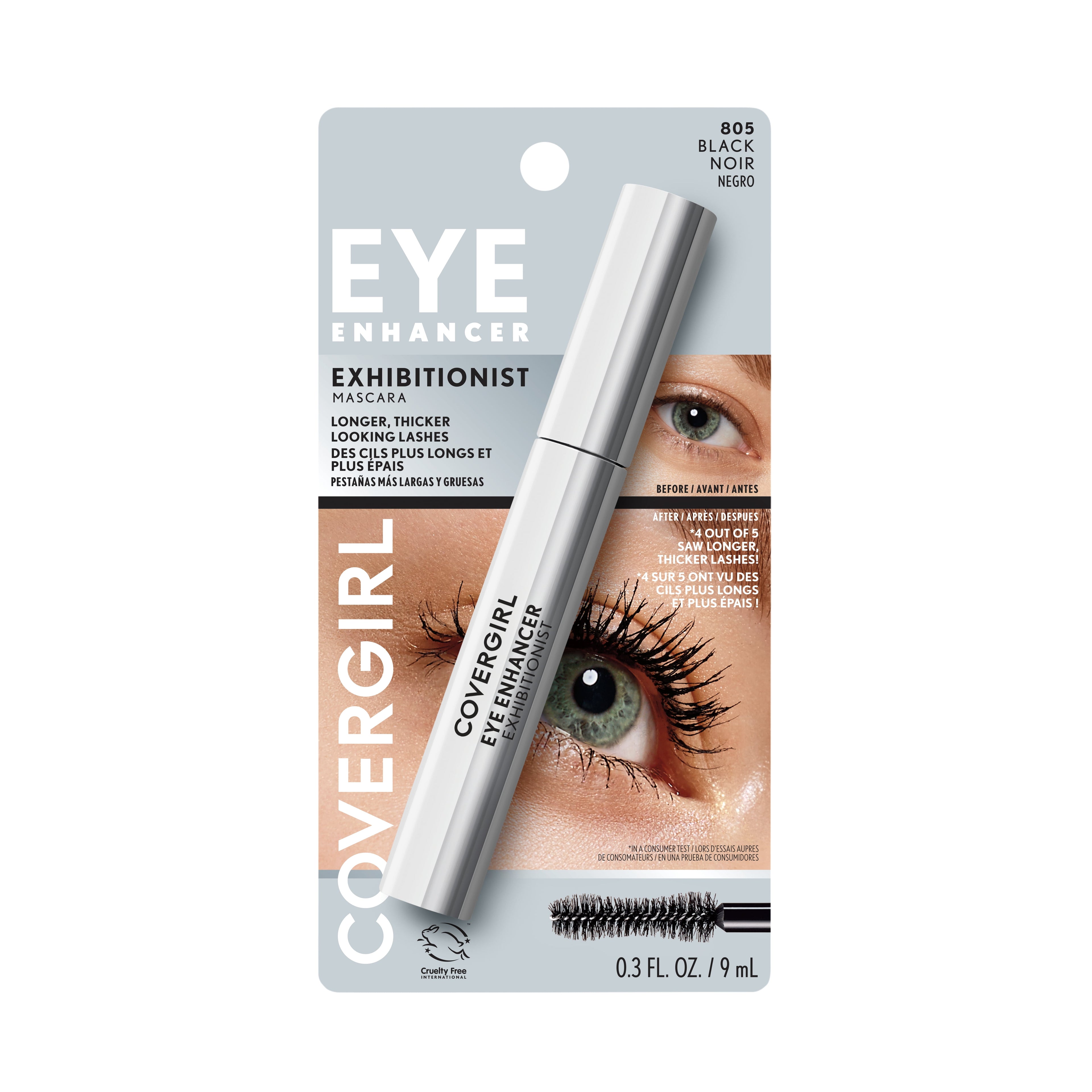 COVERGIRL Exhibitionist Mascara, Black, 0.3 oz