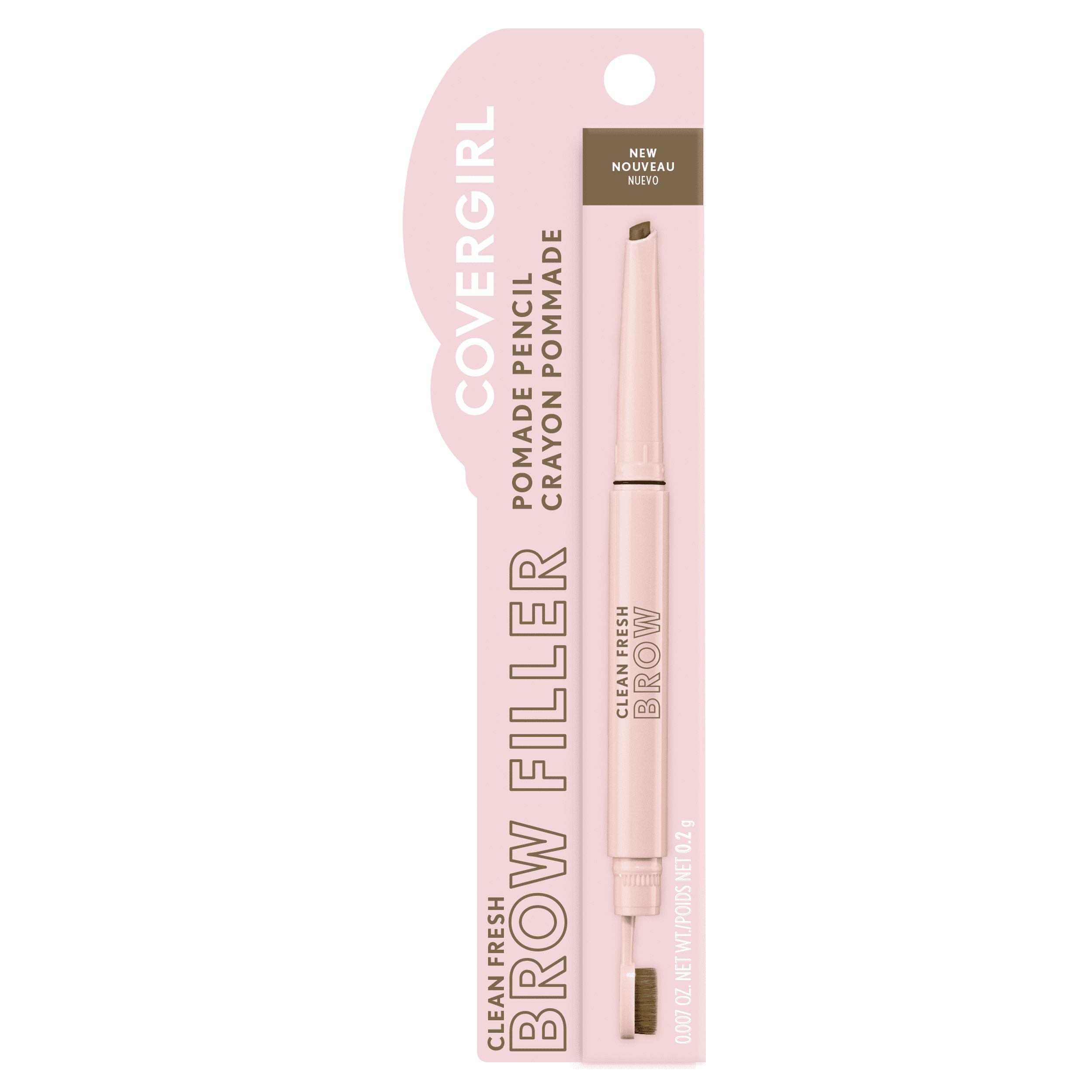 COVERGIRL Clean Fresh Brow Filler Pomade Pencil, Auburn 300, .007 oz