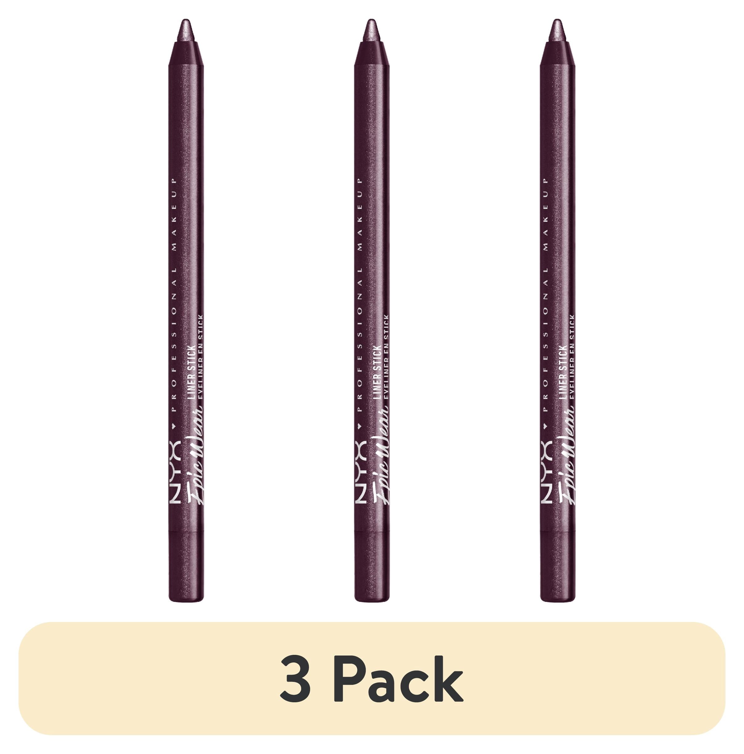 (3 pack) NYX Professional Makeup Epic Wear Liner Sticks, Long-Lasting Waterproof Eyeliner Pencil, Berry Goth, 1 Count