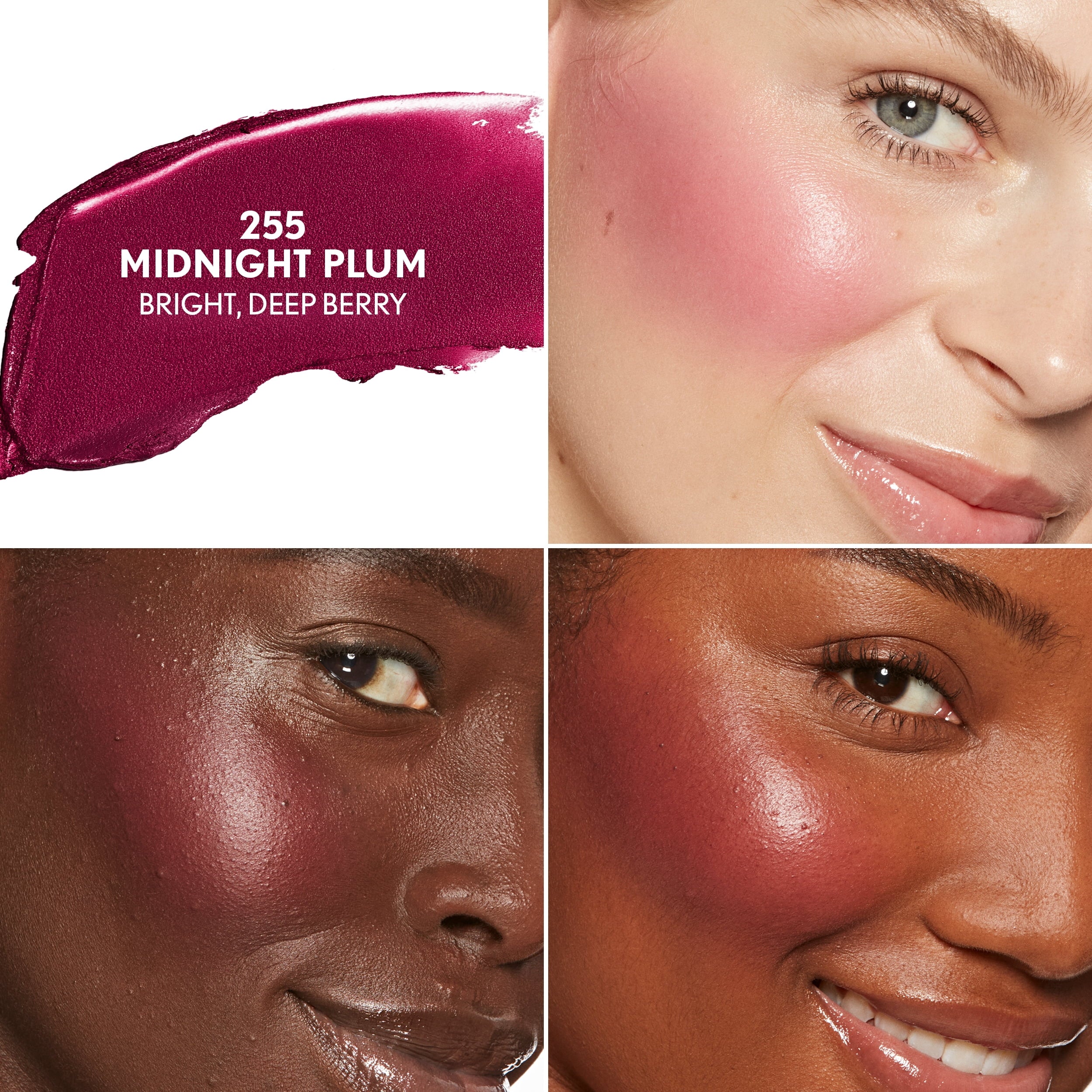 COVERGIRL TruBlend Skin Enhancer Blush Balm, 255 Midnight Plum, 0.21 oz
