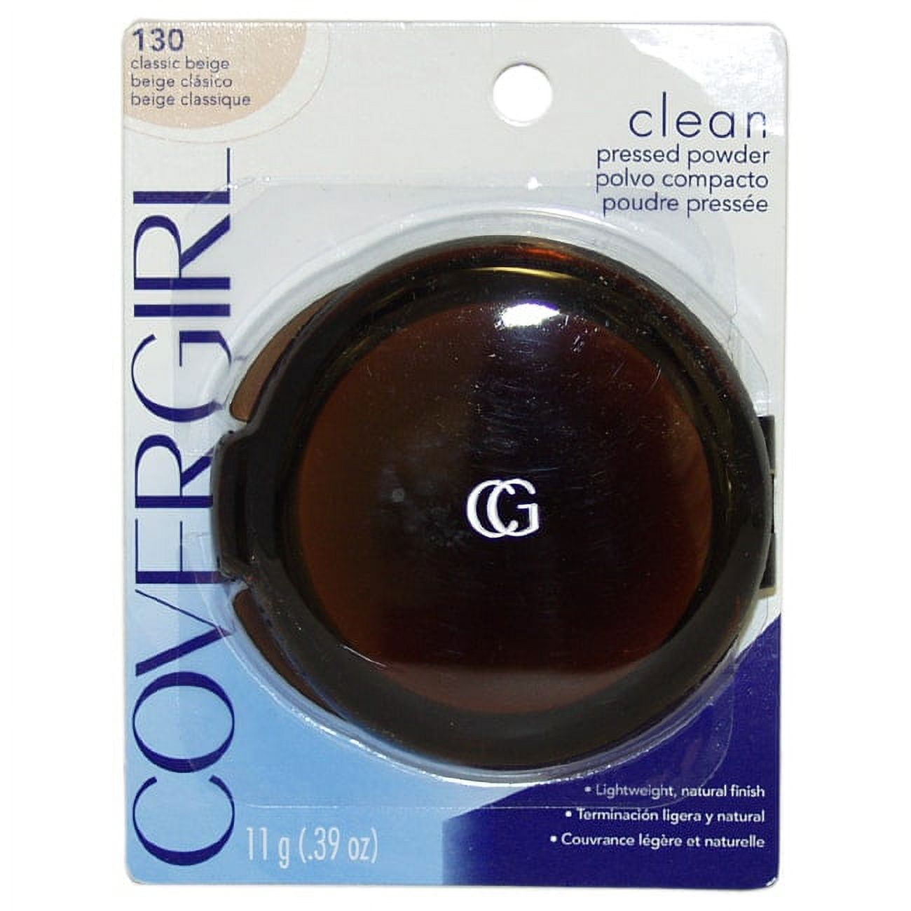 CoverGirl Clean Pressed Powder 130 Classic Beige .39 Ounce