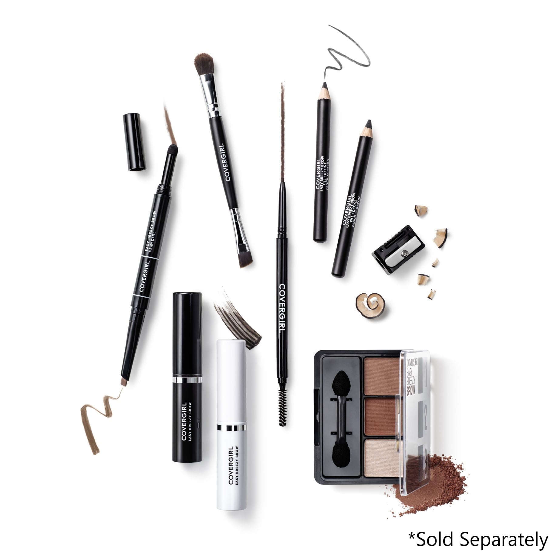 COVERGIRL Easy Breezy Brow Micro-Fine + Define Pencil, 715 Honey Brown