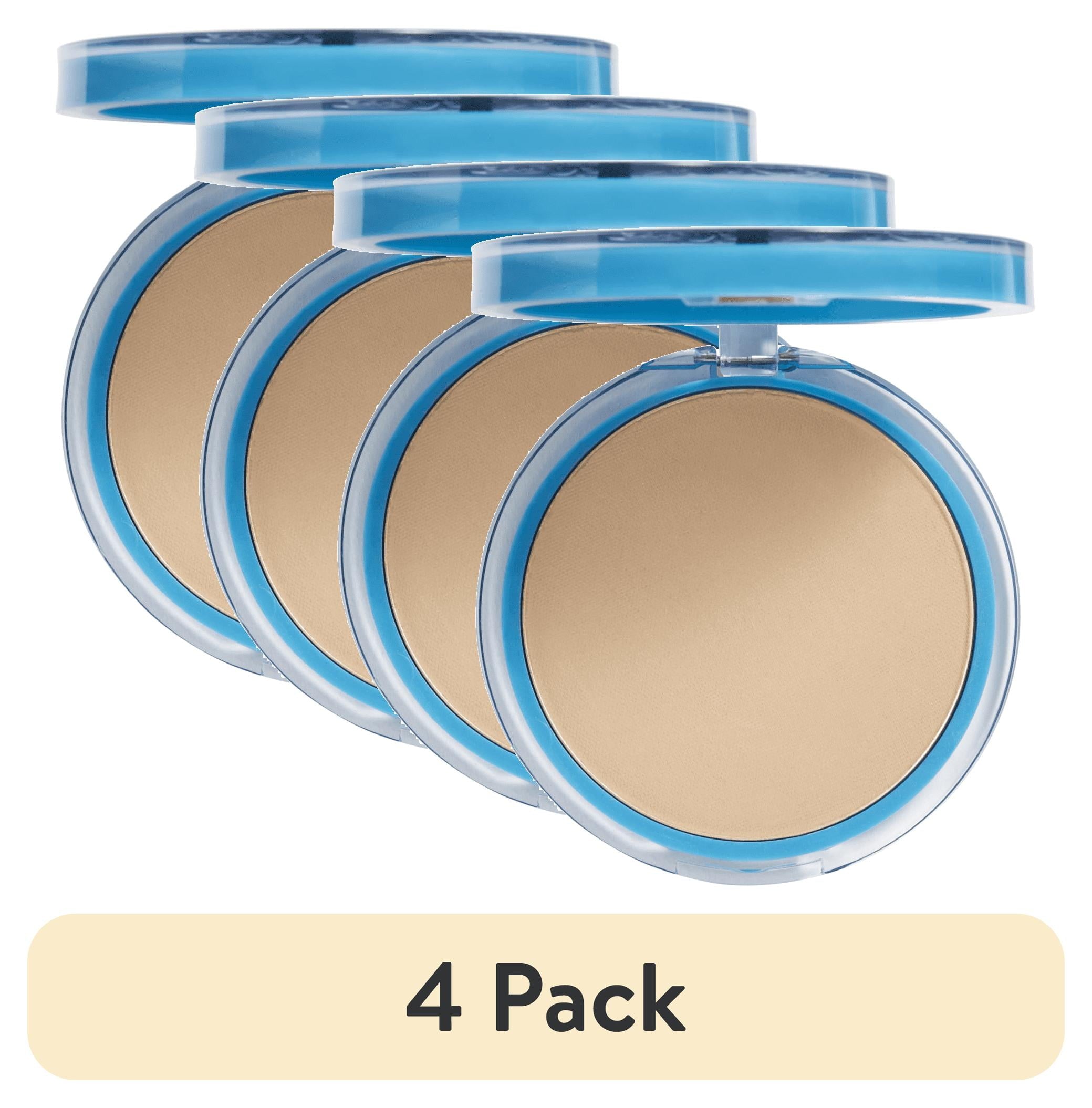 (4 pack) COVERGIRL Clean Matte Pressed Powder, 525 Buff Beige, 0.35 oz