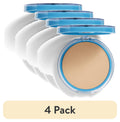 (4 pack) COVERGIRL Clean Matte Pressed Powder, 545 Warm Beige, 0.35 oz