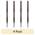(4 pack) COVERGIRL Easy Breezy Brow Micro-Fine + Define Pencil, 710 Soft Brown, 0.003 oz