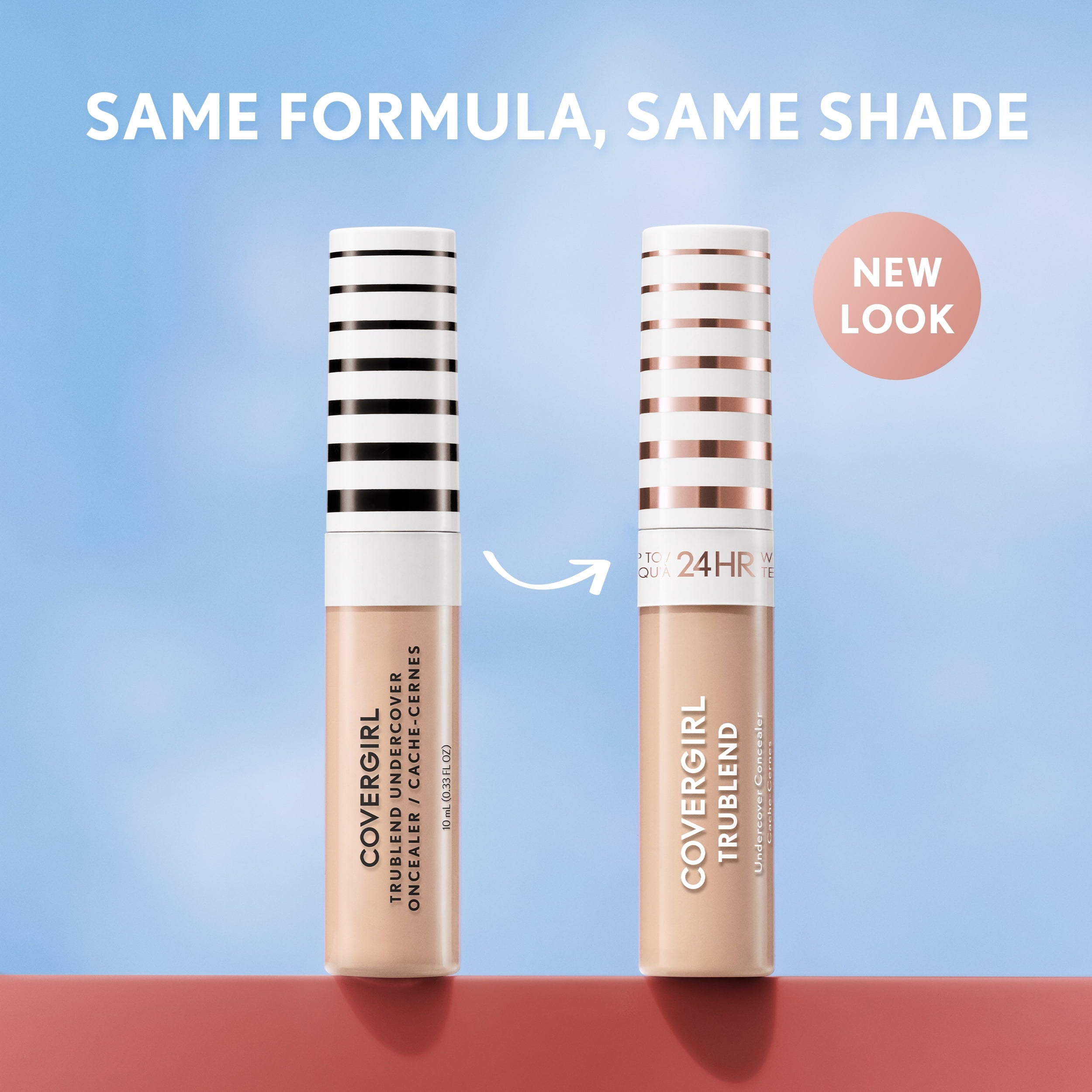 COVERGIRL TruBlend Undercover Concealer, Classic Ivory, 0.33 oz (Packaging May Vary)