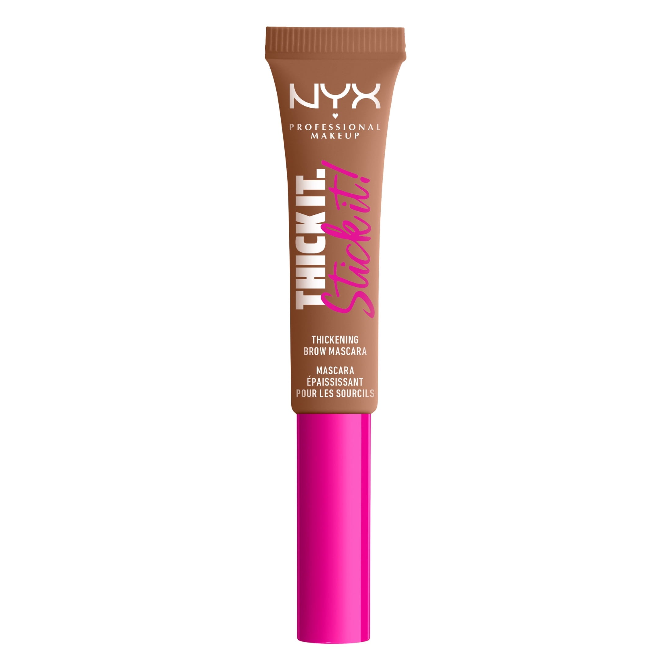 NYX Professional Makeup Thick It Stick It Thickening Brow Gel, Auburn