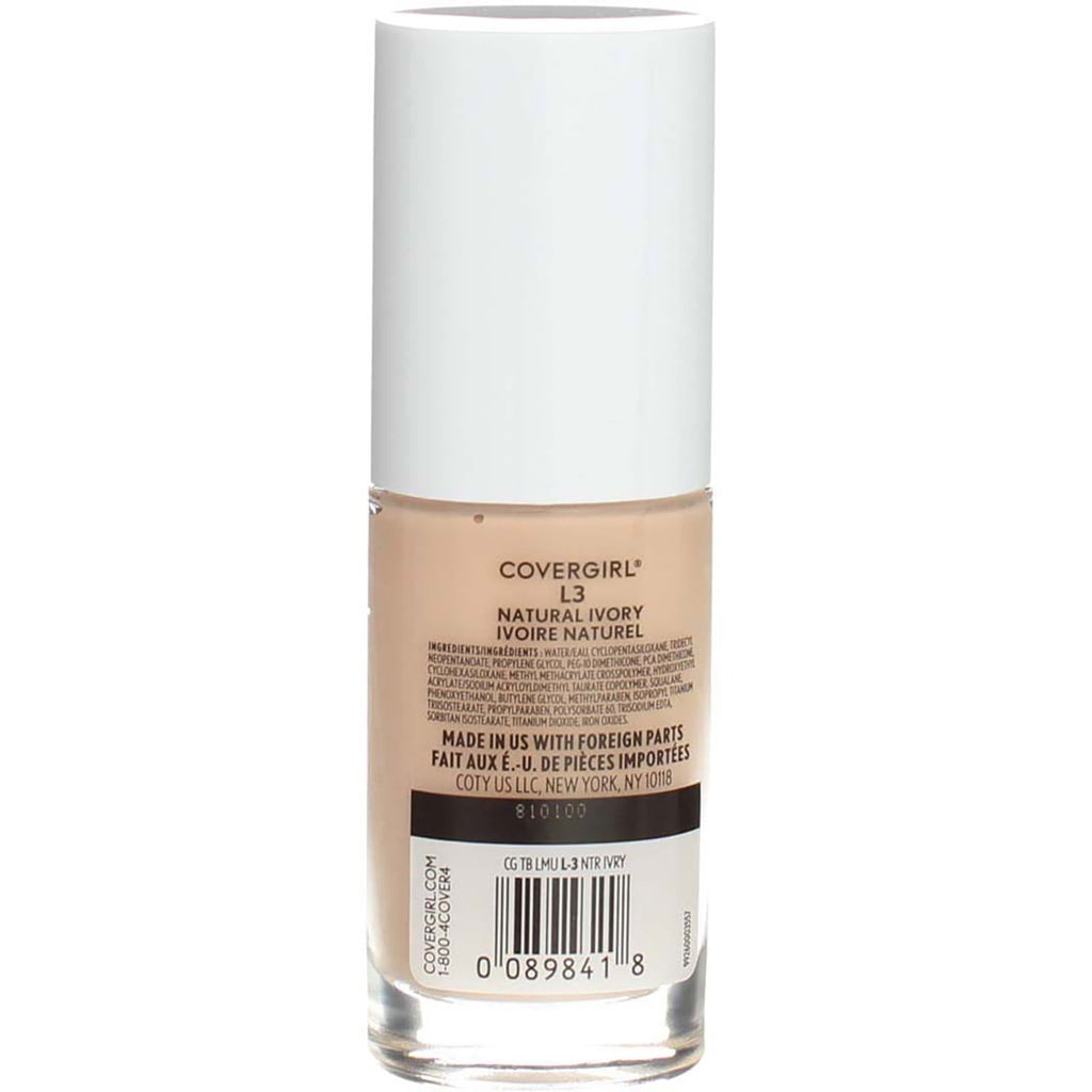 CoverGirl TruBlend Liquid Makeup, Natural Ivory L3, 1 fl oz
