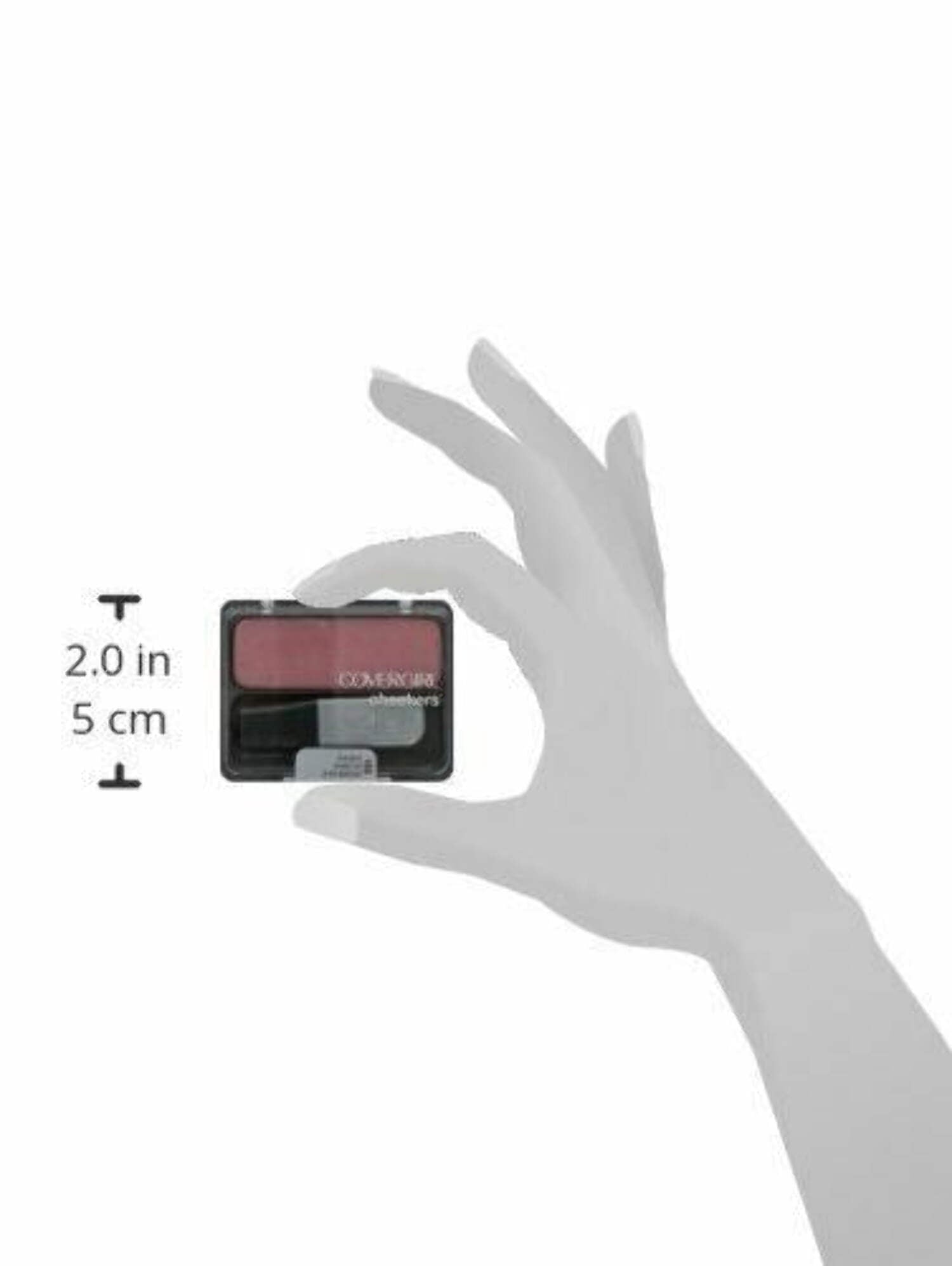 COVERGIRL Cheekers Blendable Powder Blush, 148 Natural Rose, 0.12 oz