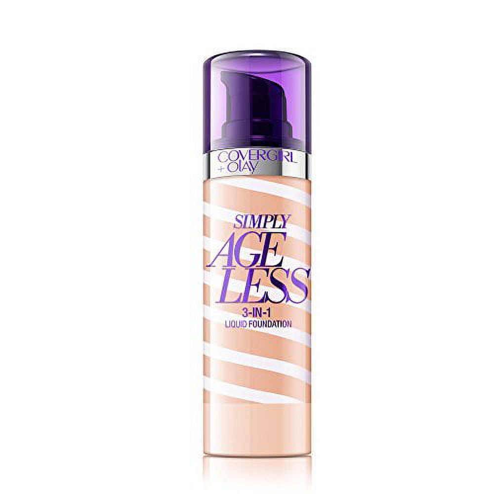 COVERGIRL+Olay Simply Ageless 3-in-1 Liquid Foundation Classic Ivory, 1 oz