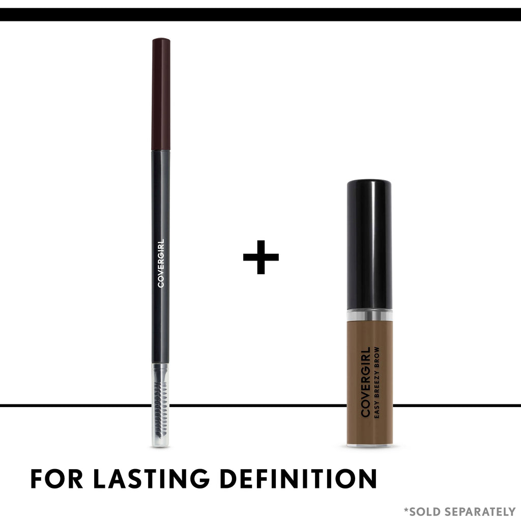 COVERGIRL Easy Breezy Brow Micro-Fine + Define Pencil, 715 Honey Brown