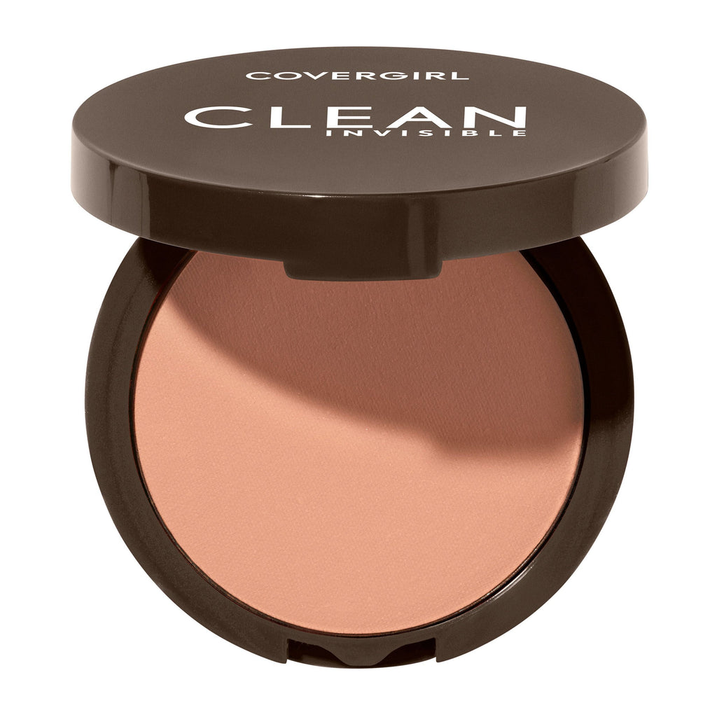 (2 pack) COVERGIRL Clean Invisible Pressed Powder, 135 Medium Light, 0.38 oz
