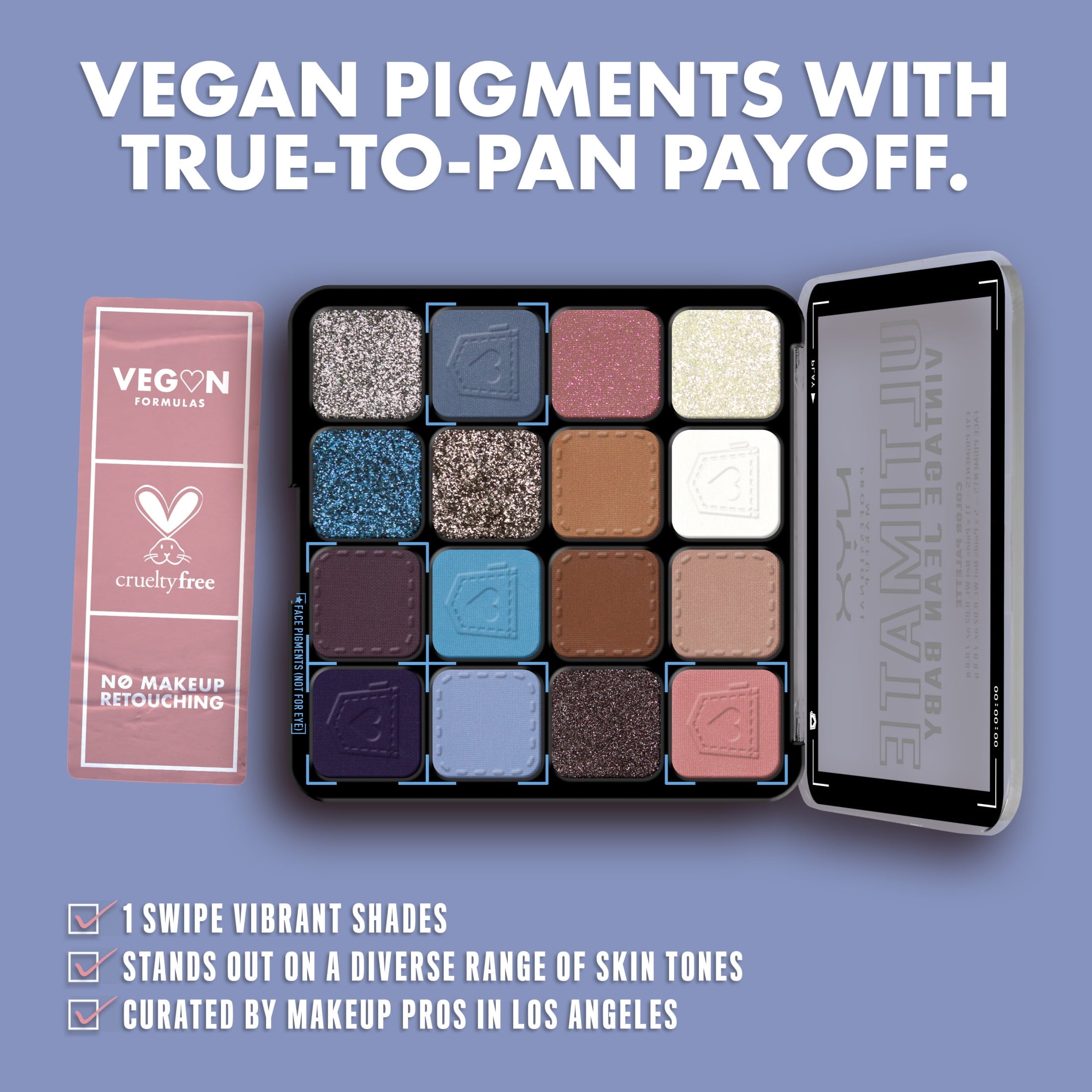 NYX Professional Makeup Ultimate Color Palette, Vintage Jean Baby