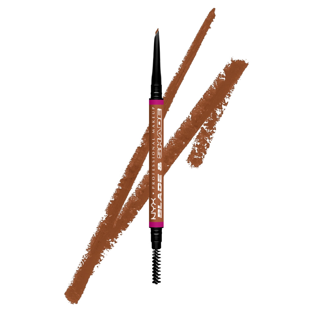 NYX Professional Makeup Brow Blade and Shade Nano Brow Mechanical Pencil, Auburn, 0.02 oz.