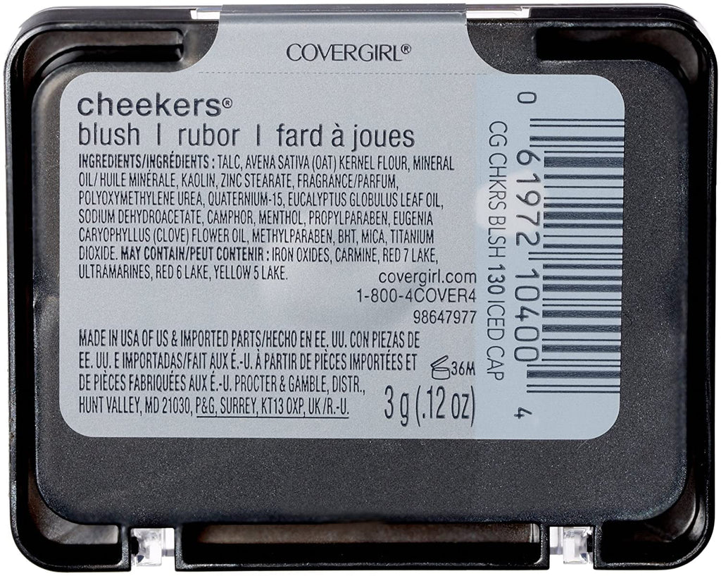 CoverGirl Cheekers Blush, Iced Cappuccino [130], 0.12 oz
