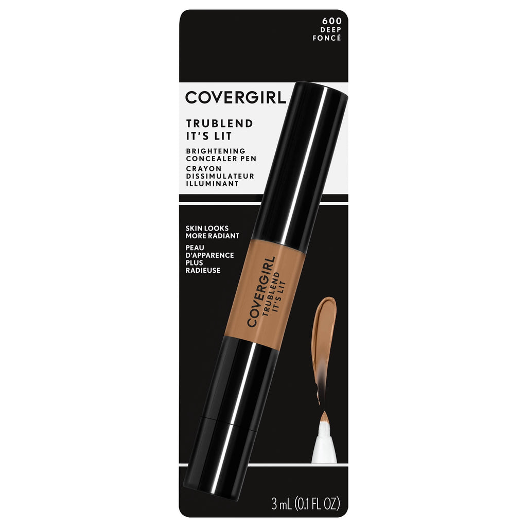COVERGIRL TruBlend It's Lit Concealer, D8 Deep