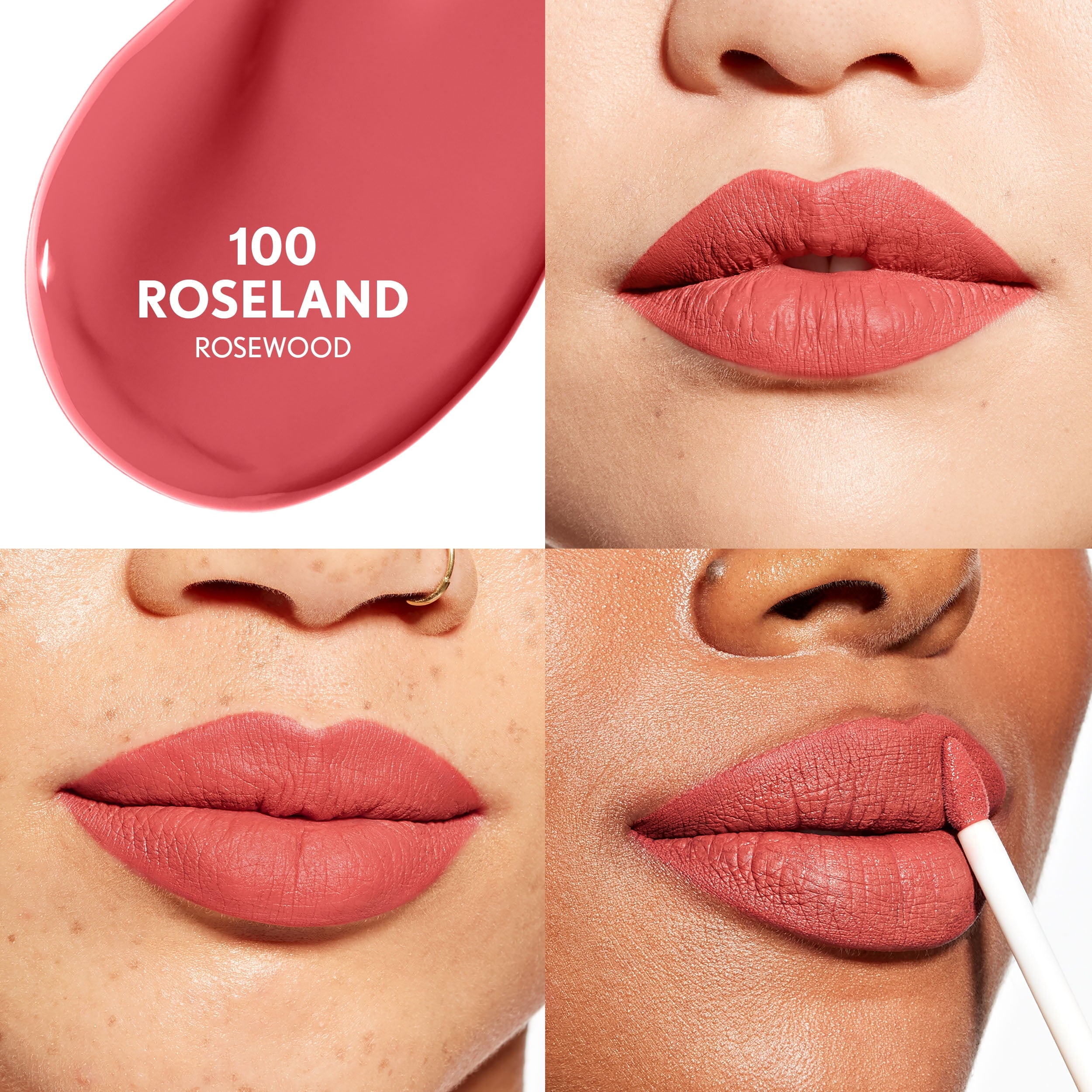 COVERGIRL Outlast Forever Velvet Pigment Matte Lipstick, 100 Roseland, 0.3 fl oz