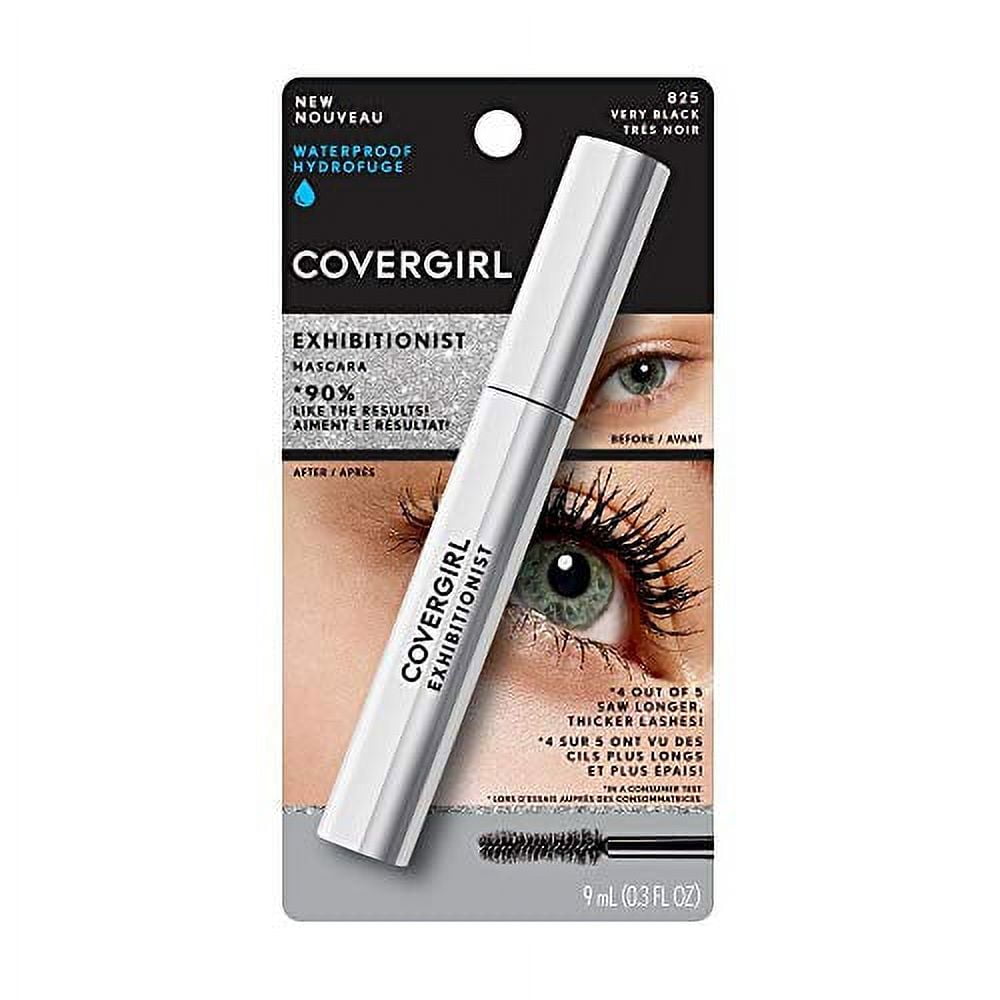 COVERGIRL Exhibitionist Waterproof Mascara, Very Black, 0.3 oz