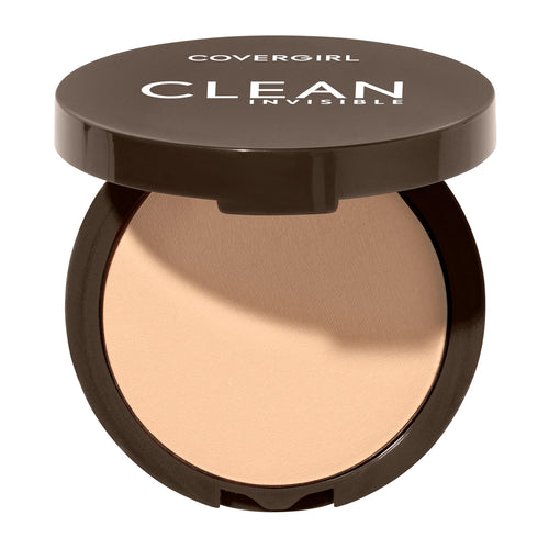 (2 pack) COVERGIRL Clean Invisible Pressed Powder, 110 Classic Ivory, 0.38 oz