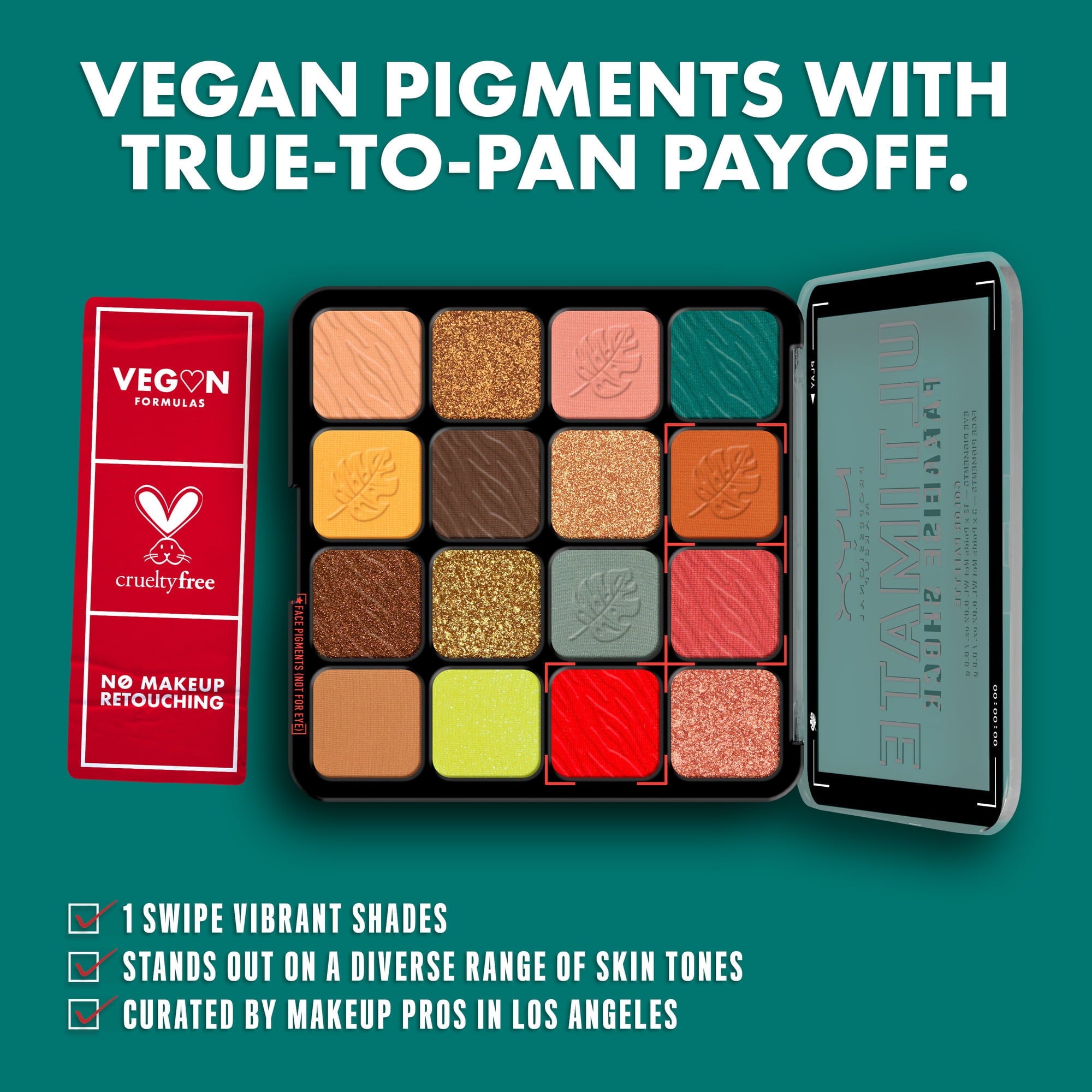 NYX Professional Makeup Ultimate Color Palette, Paradise Shock