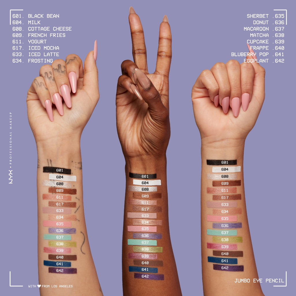 NYX Professional Makeup All-in-One Jumbo Eyeshadow and Eyeliner Multi-Stick Eye Pencil, Eggplant, 0.18 oz