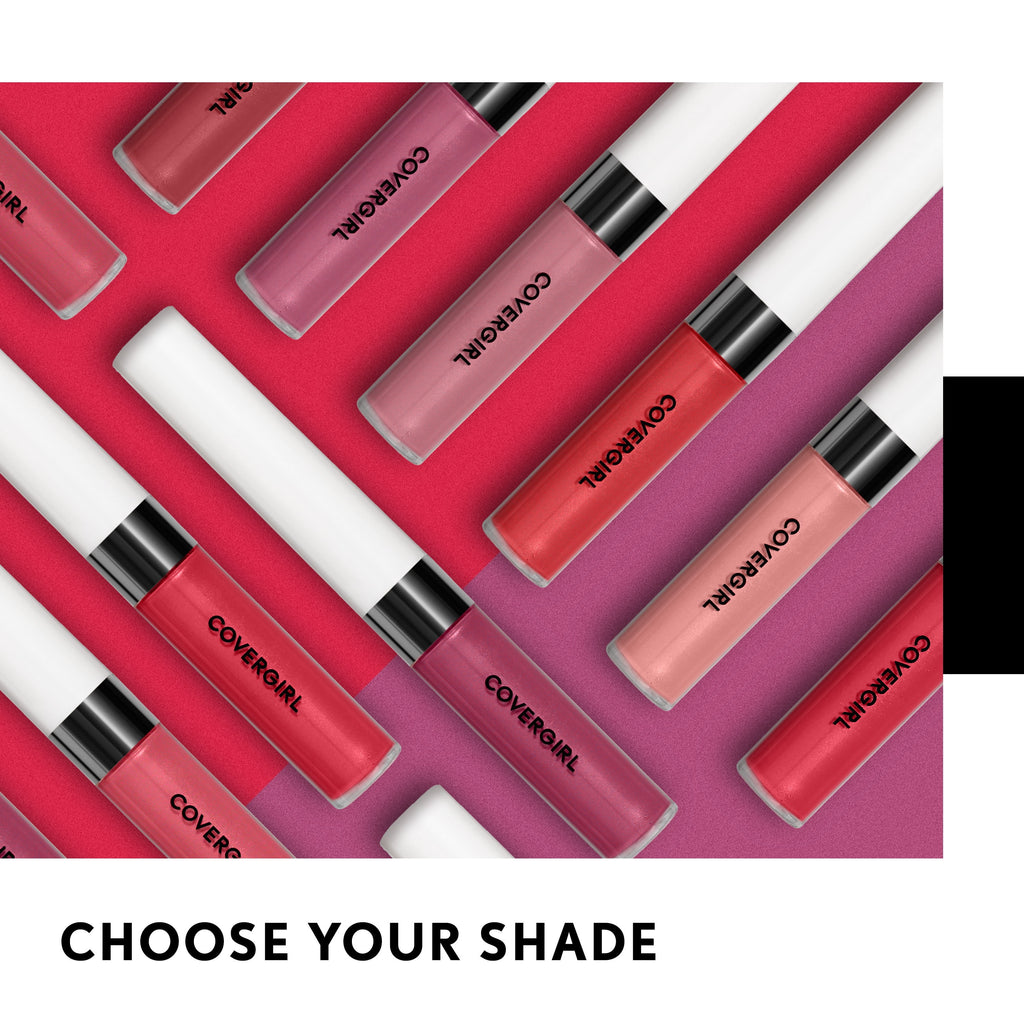 Covergirl Outlast All-Day Lip Color Liquid Lipstick and Moisturizing Topcoat, Longwear, WINE TO FIVE