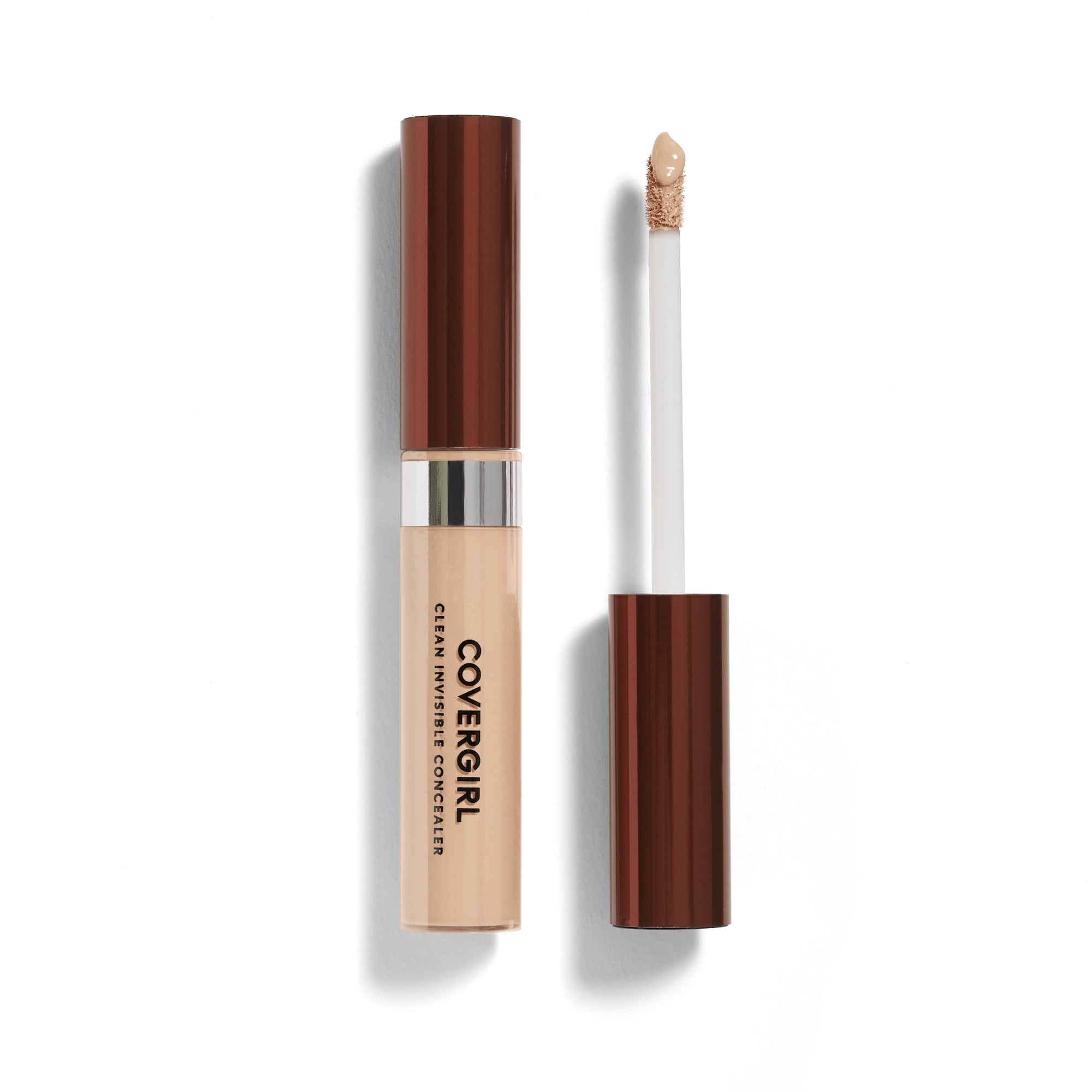 (2 pack) COVERGIRL Clean Invisible Lightweight Concealer, 125 Light, 0.32 oz, Concealer Makeup, Concealer for Dark Circles, Under Eye Concealer, Full Coverage Concealer