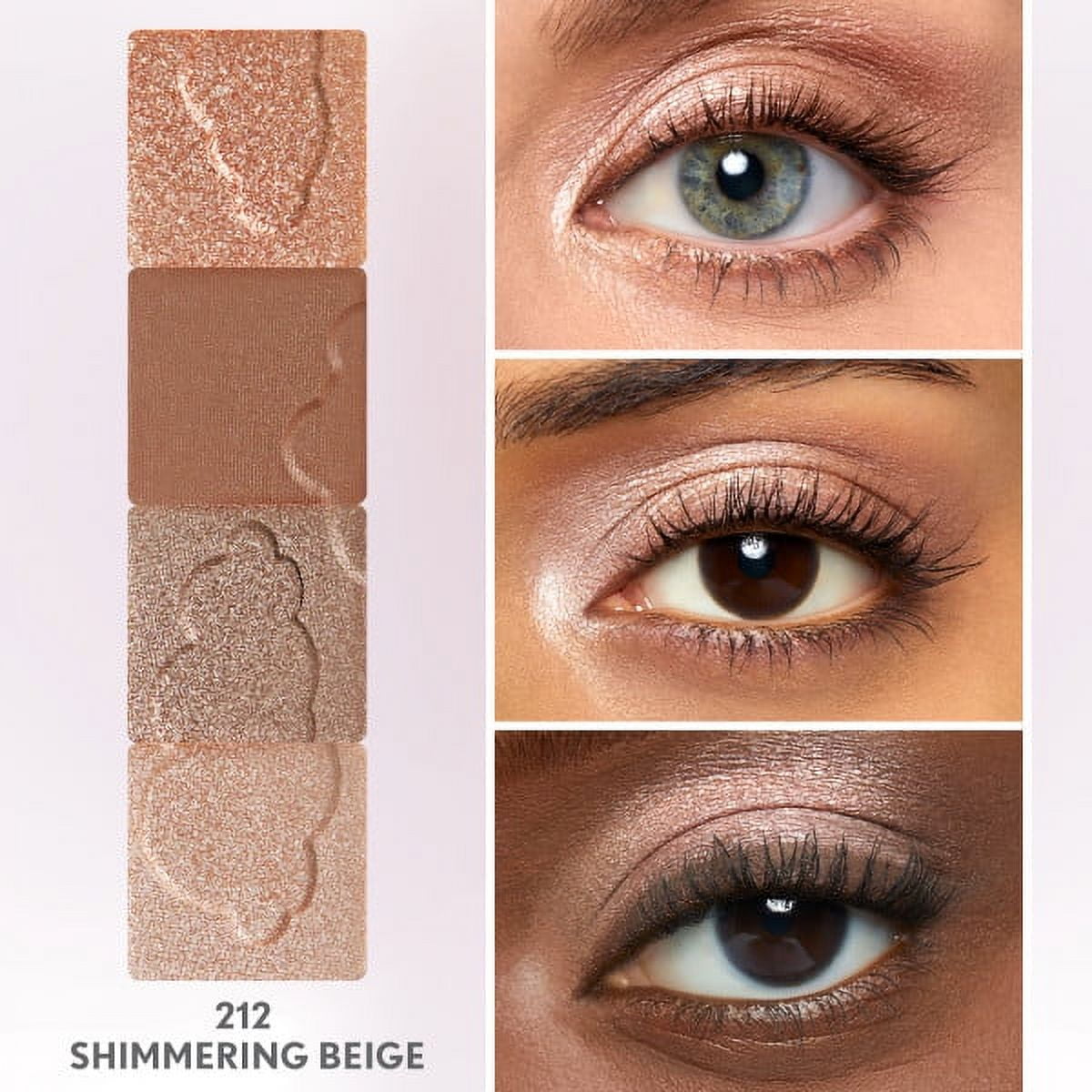 COVERGIRL Clean Fresh Clean Color Eyeshadow, 212 Shimmering Beige, 0.14 oz