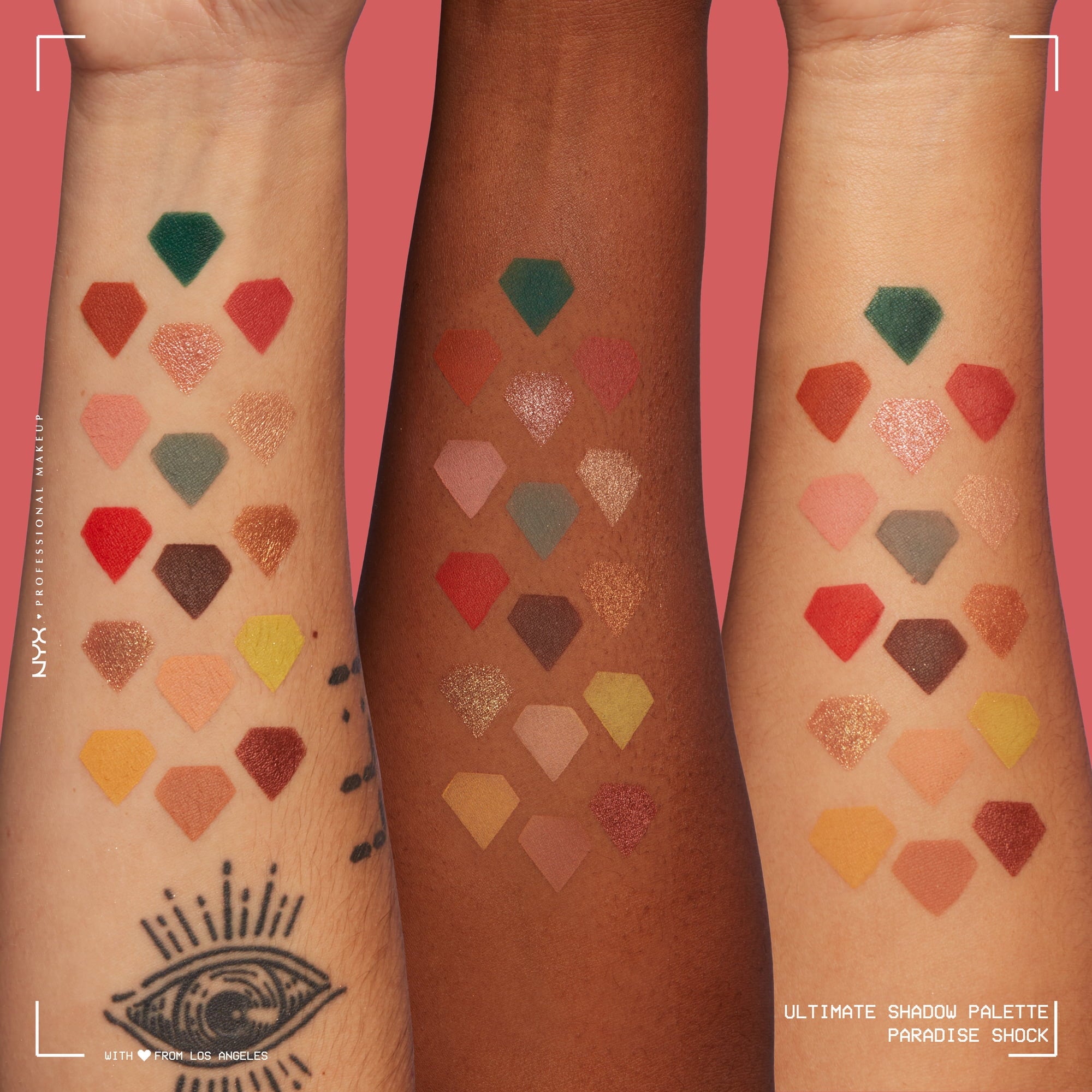 NYX Professional Makeup Ultimate Color Palette, Paradise Shock
