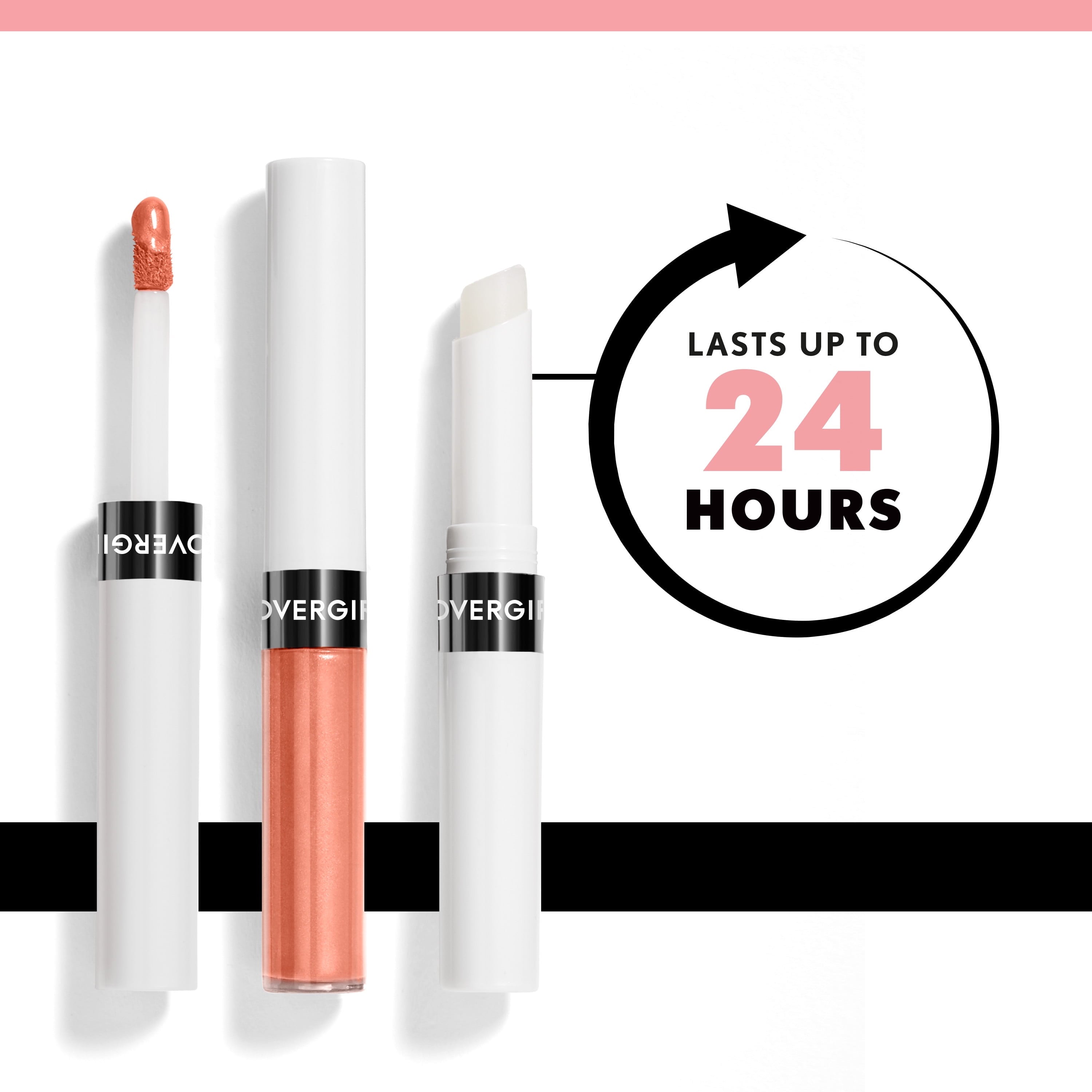 COVERGIRL Outlast All-Day Lip Color Liquid Lipstick and Moisturizing Topcoat, Blossom Berry