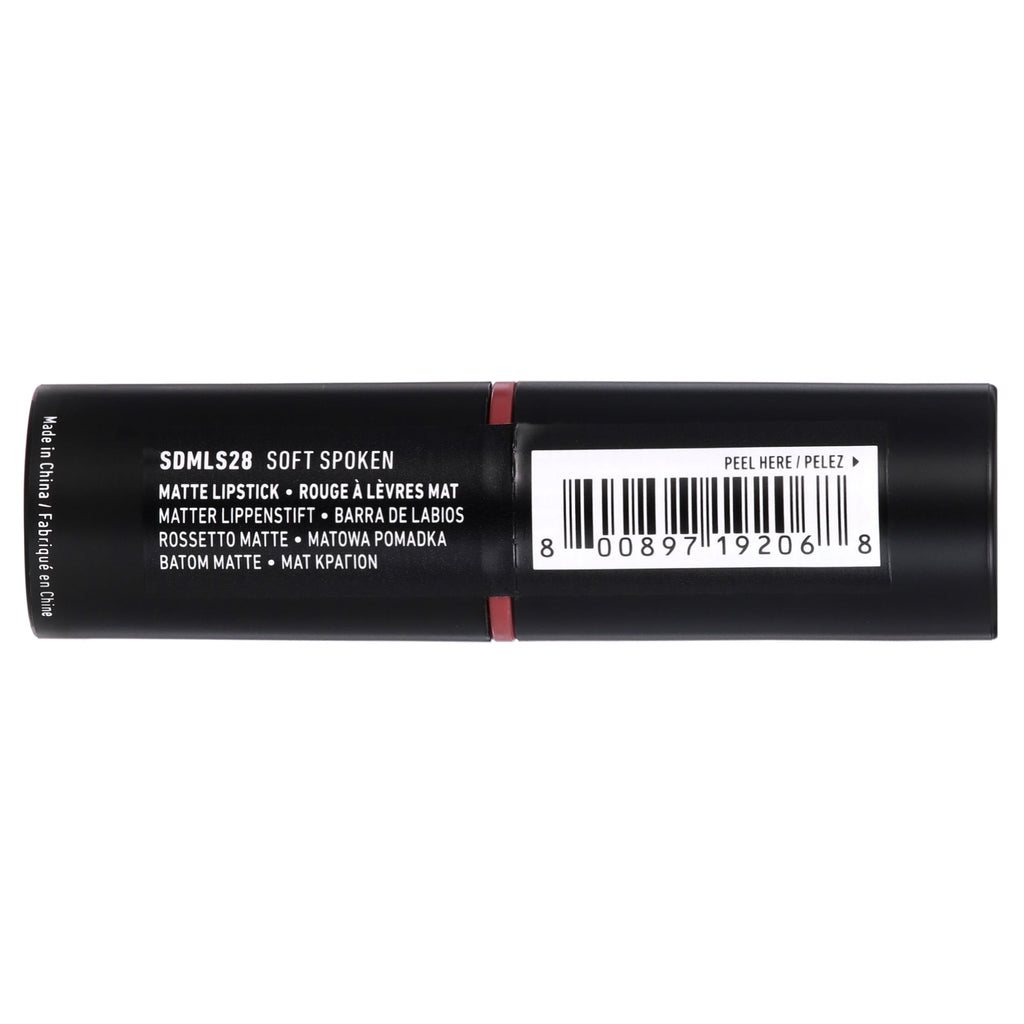 NYX Professional Makeup Suede Matte Lipstick, lightweight vegan formula, Soft Spoken