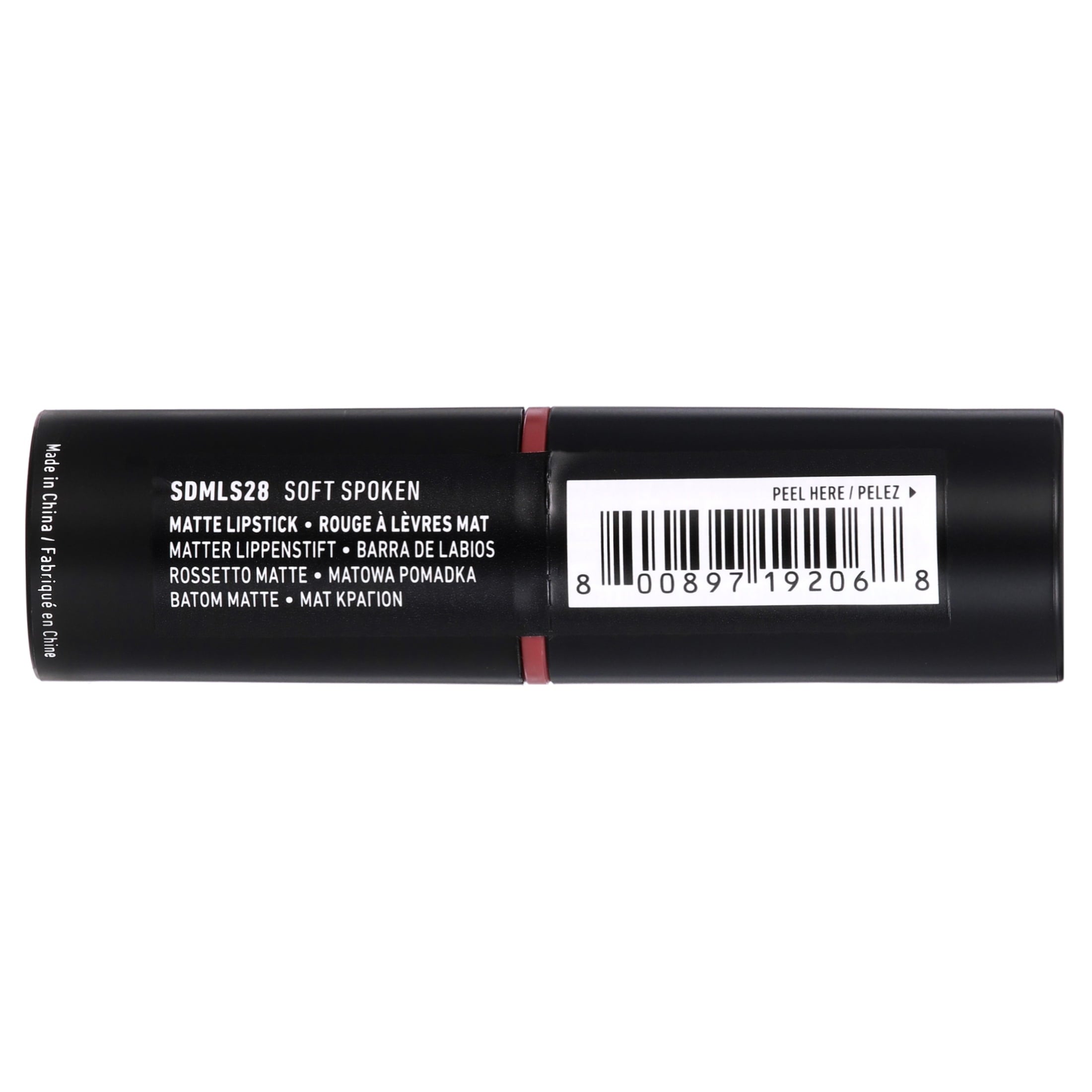 NYX Professional Makeup Suede Matte Lipstick, lightweight vegan formula, Soft Spoken