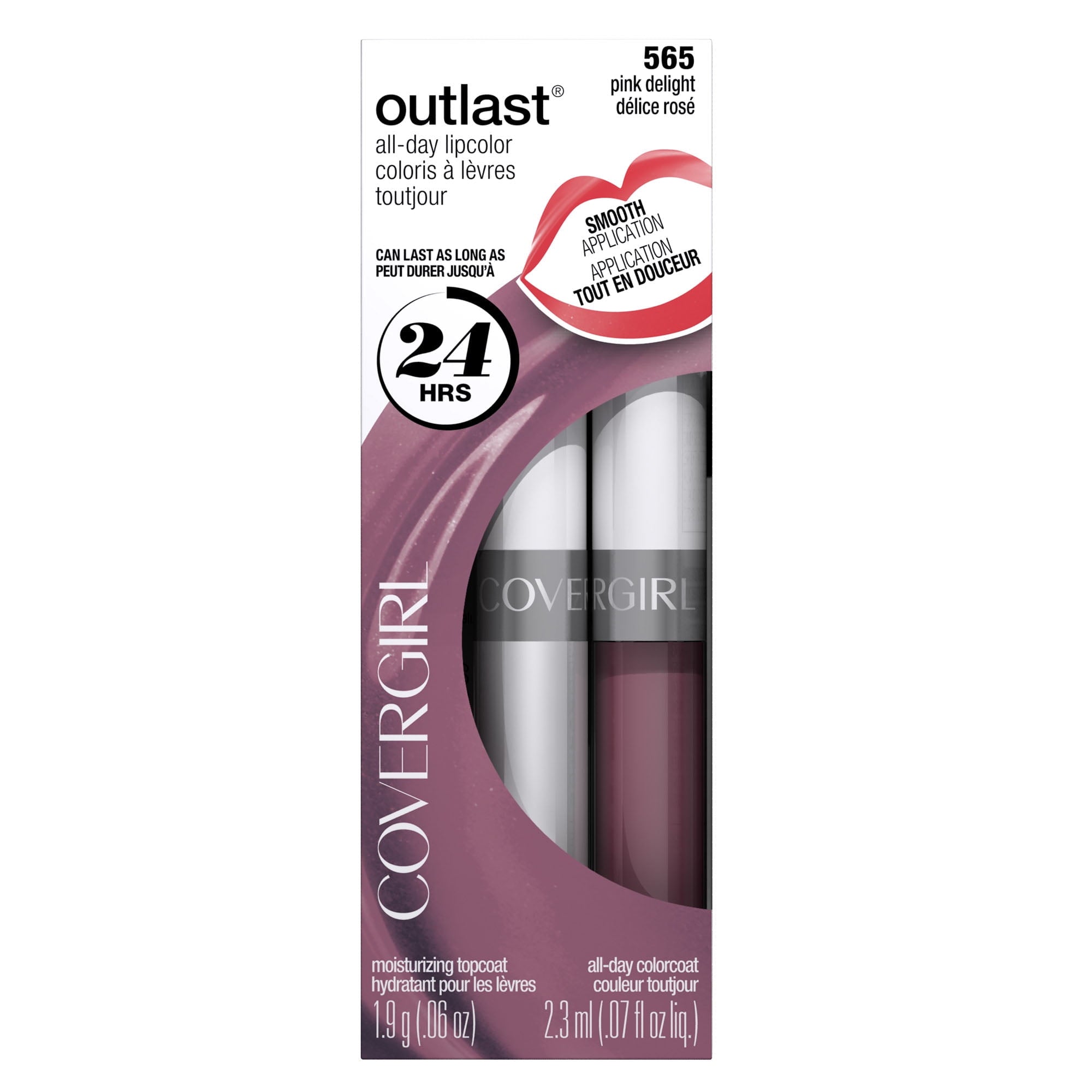 COVERGIRL Outlast All-Day Moisturizing Lip Color, Pink Delight