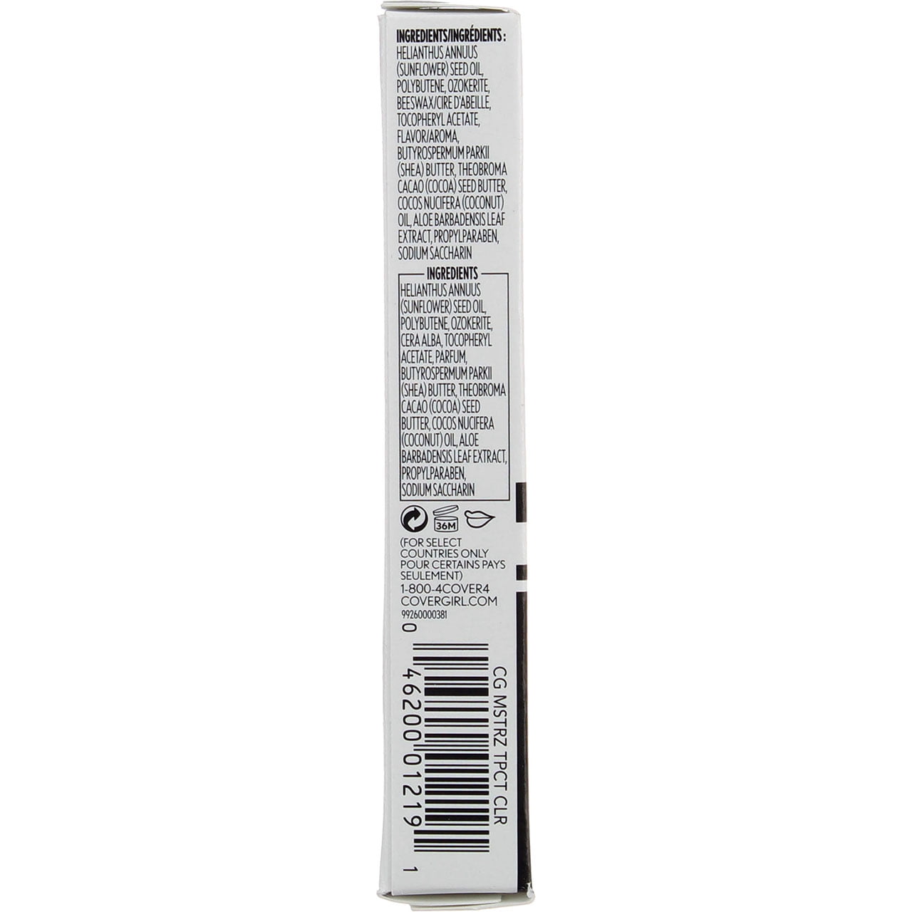 CoverGirl Outlast Lipcolor Moisturizing Topcoat Clear [500] 0.06 oz